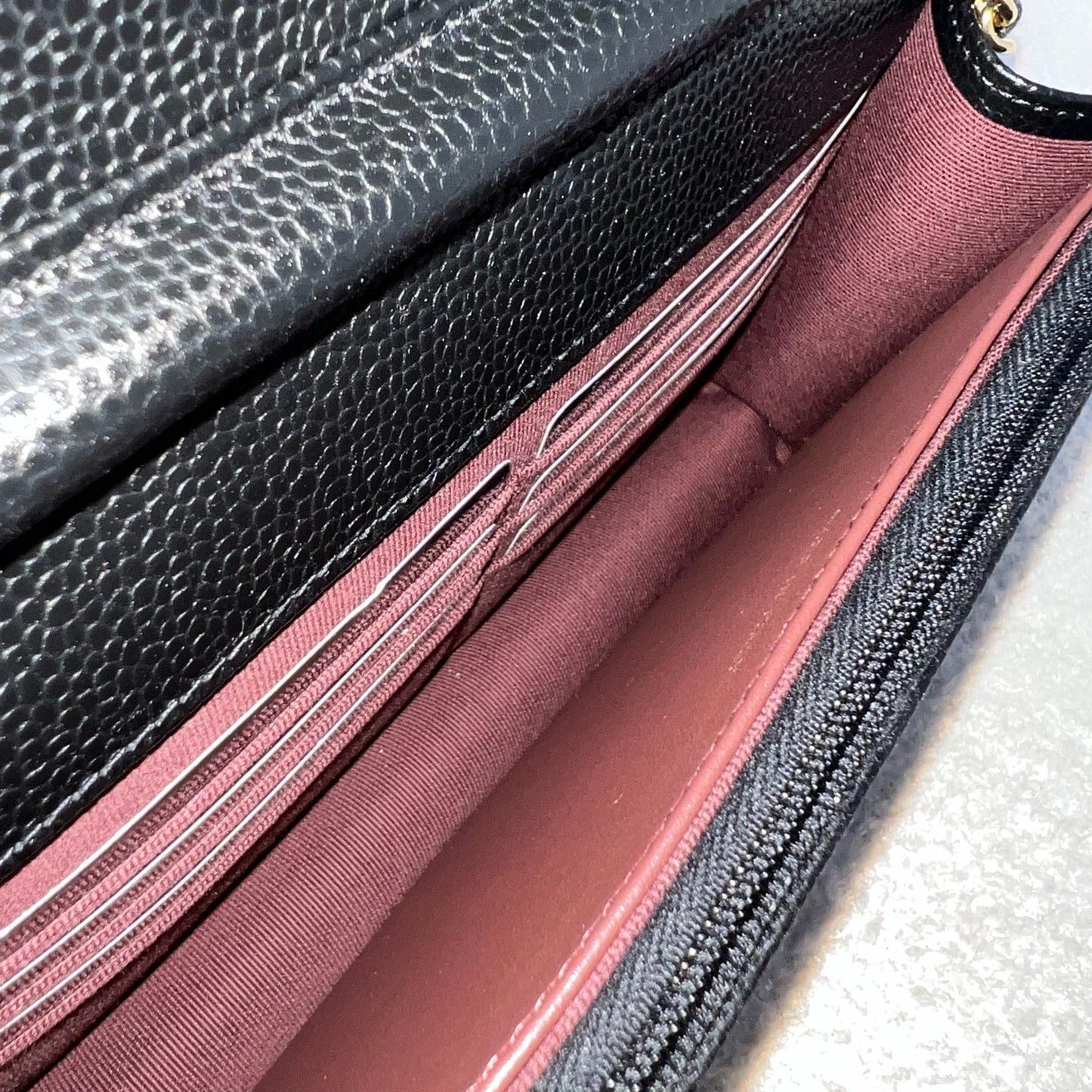 GLM-Classic Wallet on Chain WOC in Black Caviar and GHW