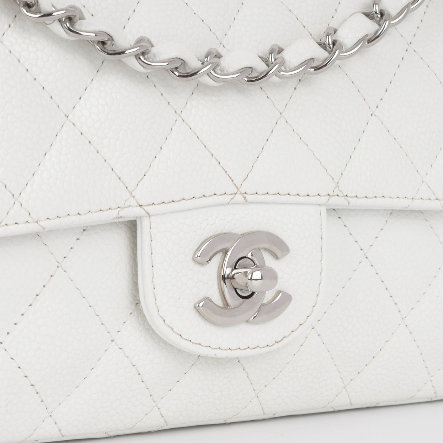 Chanel East West Flap Bag