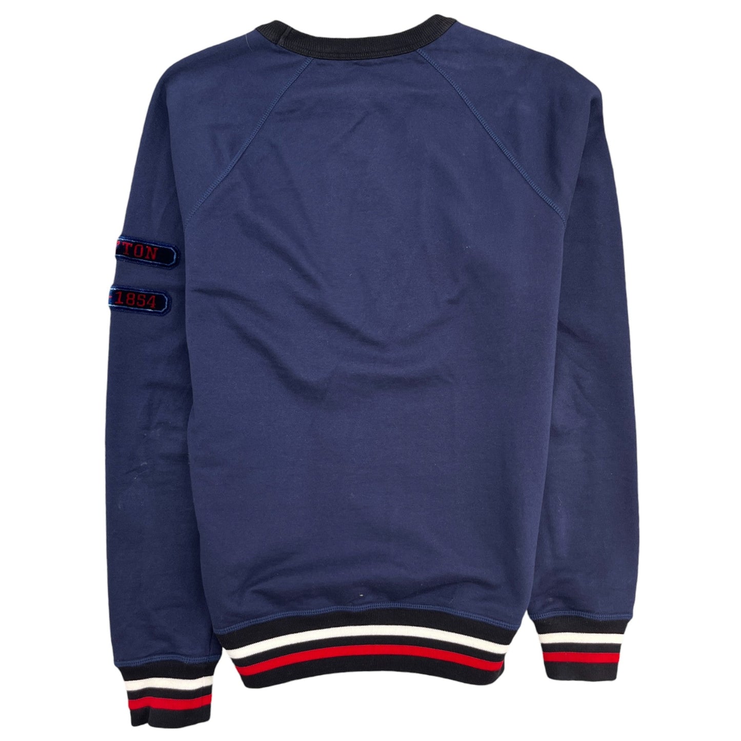 Men's Embroidered Logo Sweatshirt Navy Size L