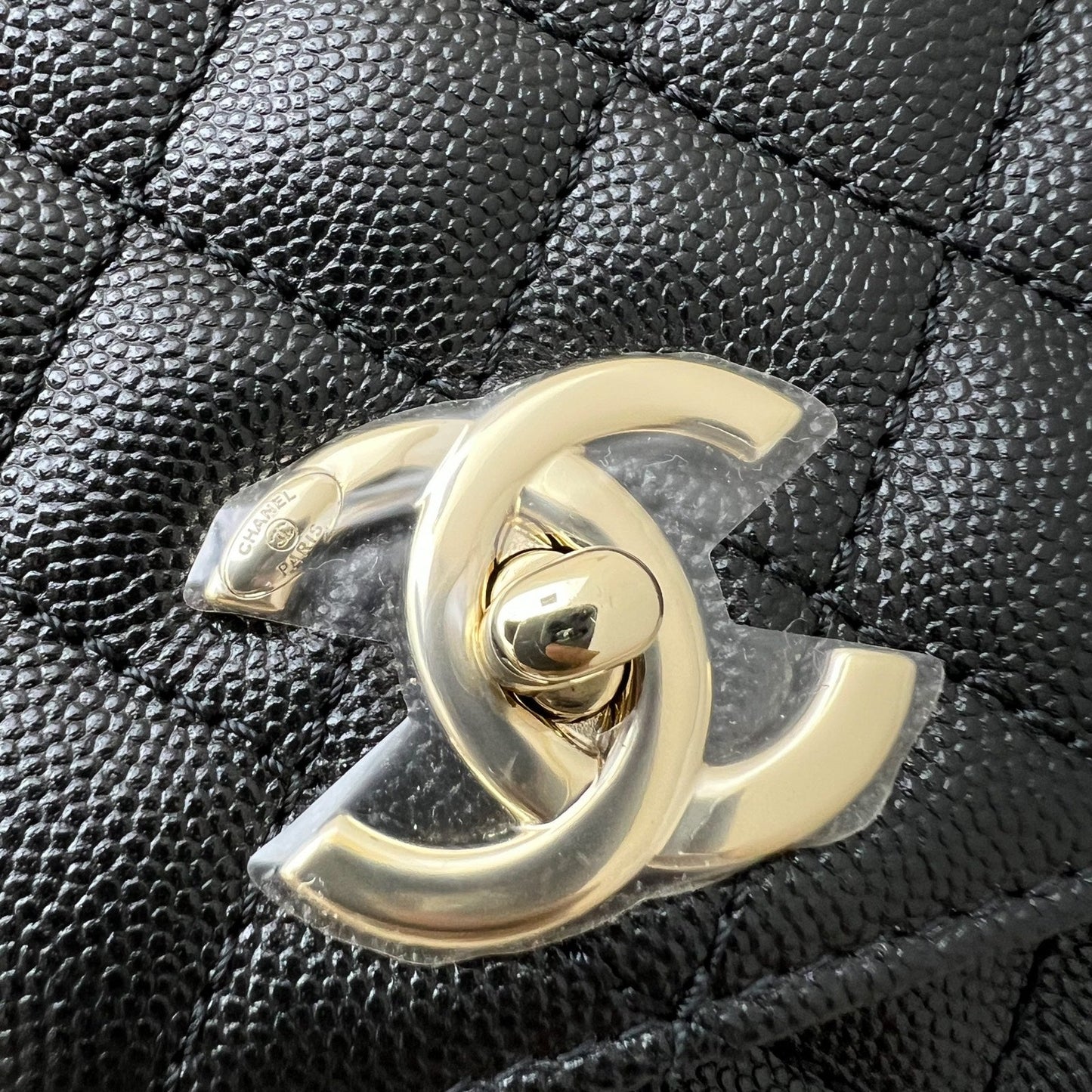 GLM-Medium 29cm Coco Handle in Black Caviar and GHW (Model: A92991)