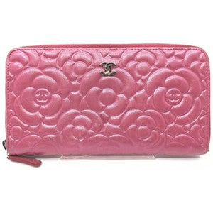 GLM-CAMELLIA PINK ZIPPY WALLET
