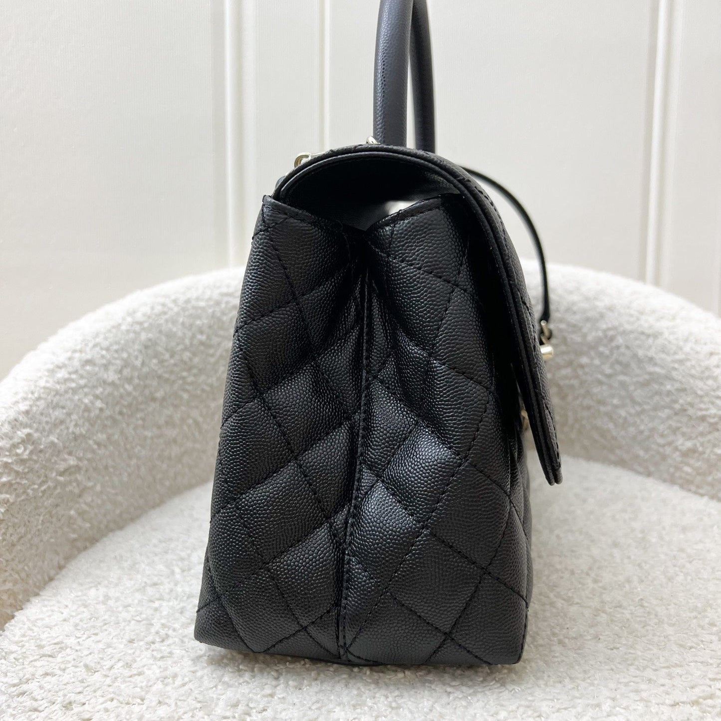 GLM-Medium 29cm Coco Handle in Black Caviar and GHW (Model: A92991)