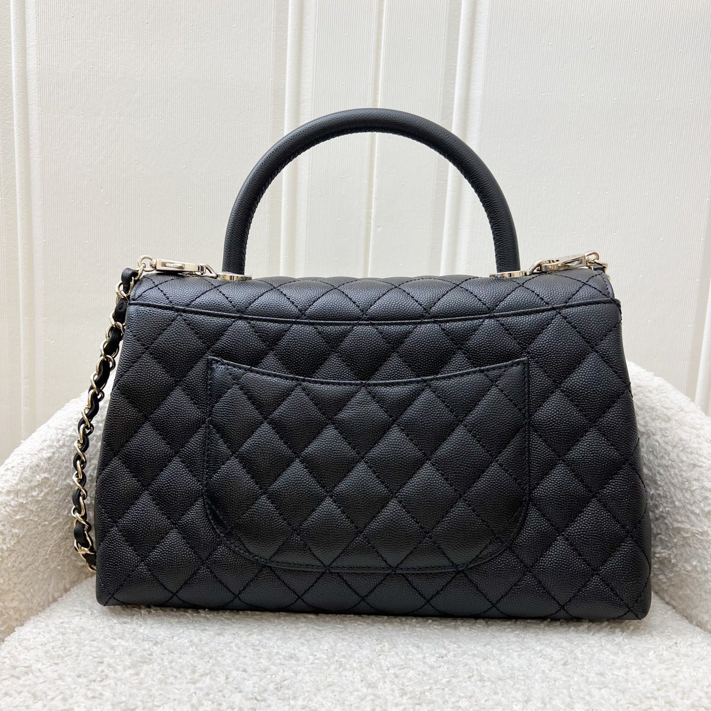 GLM-Medium 29cm Coco Handle in Black Caviar and GHW (Model: A92991)
