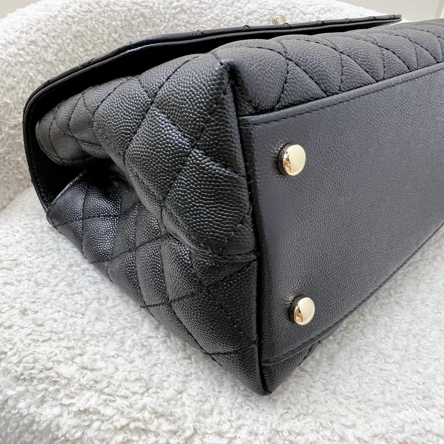 GLM-Medium 29cm Coco Handle in Black Caviar and GHW (Model: A92991)