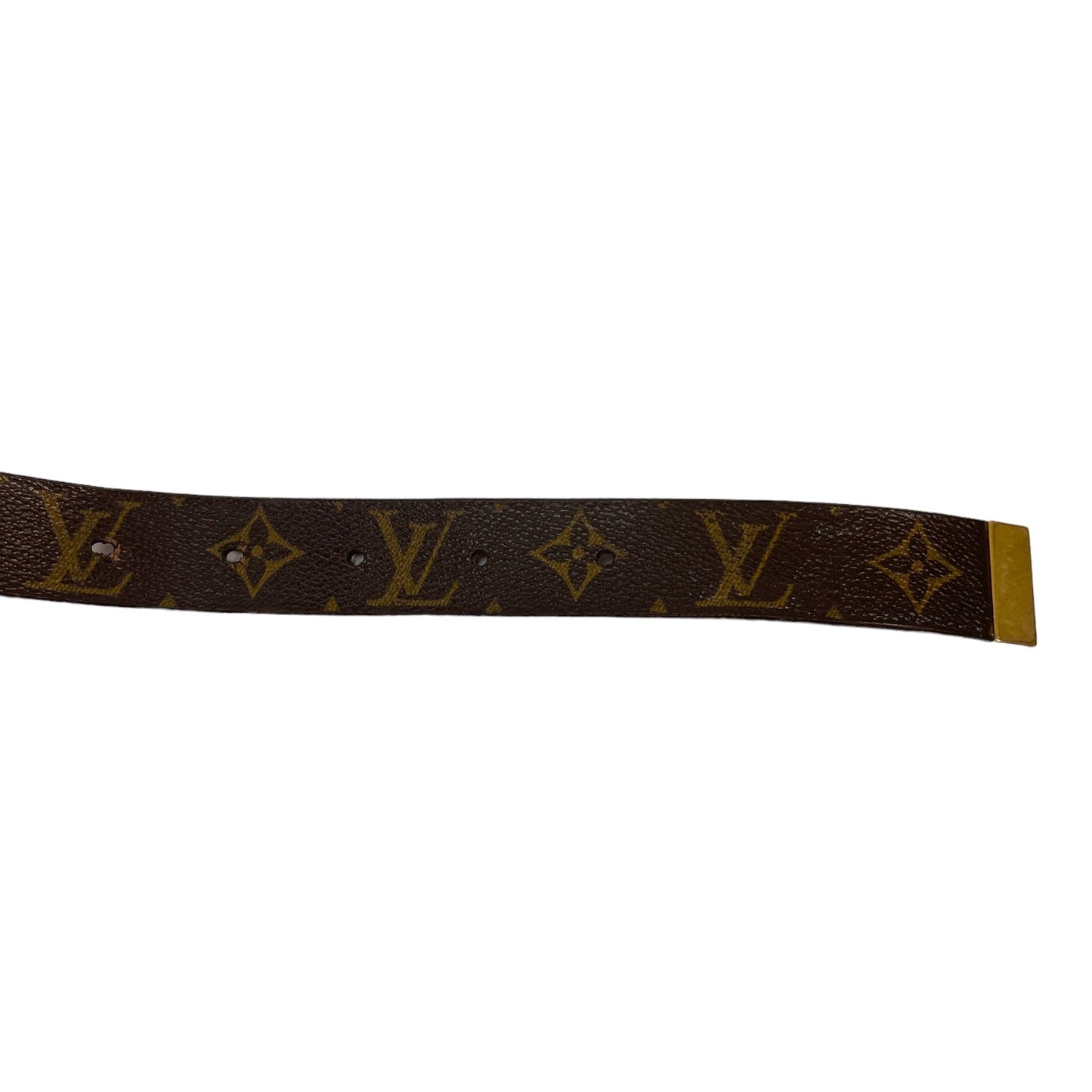 Men's Monogram Belt Brown Size Waist 30"