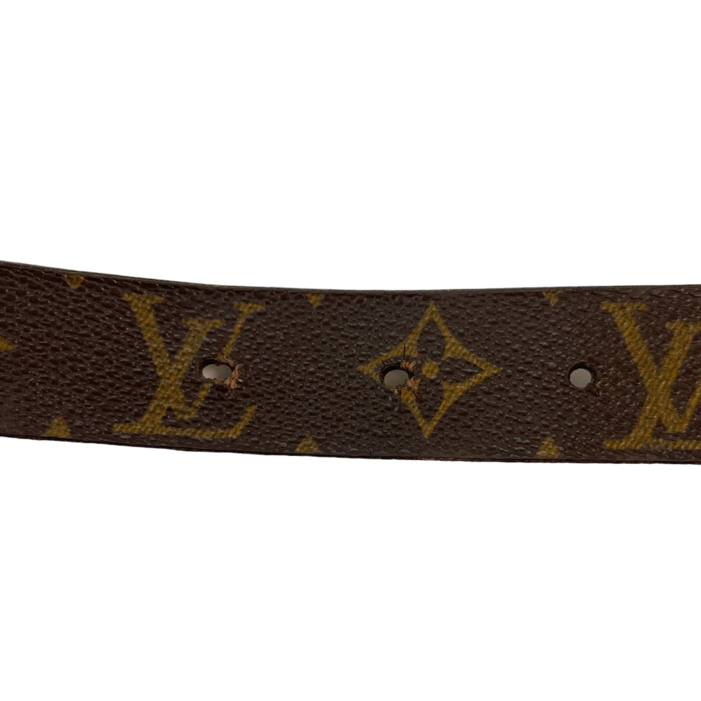 Men's Monogram Belt Brown Size Waist 30"