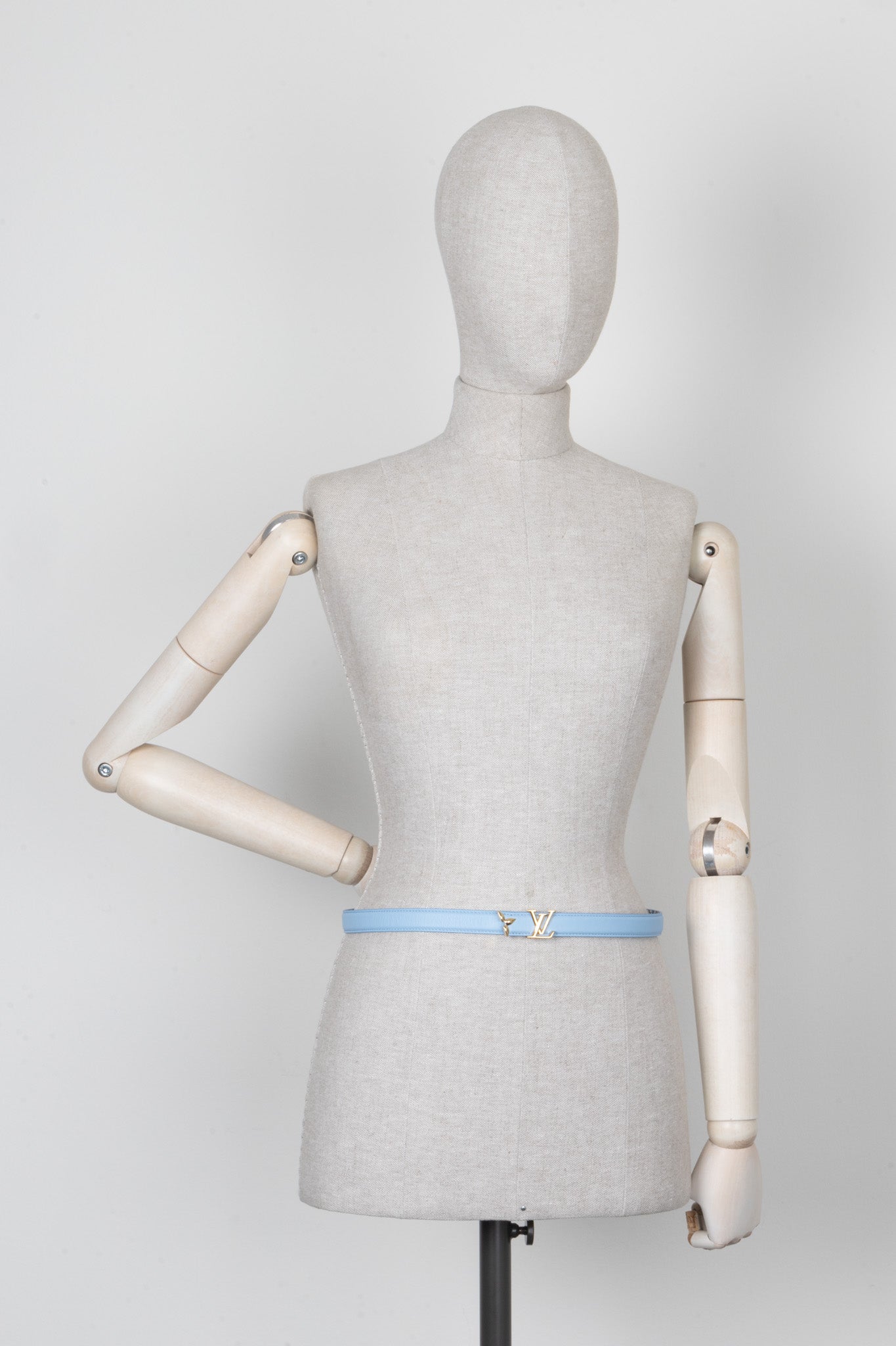 LOUIS VUITTON Pretty LV Reversible Belt Blue