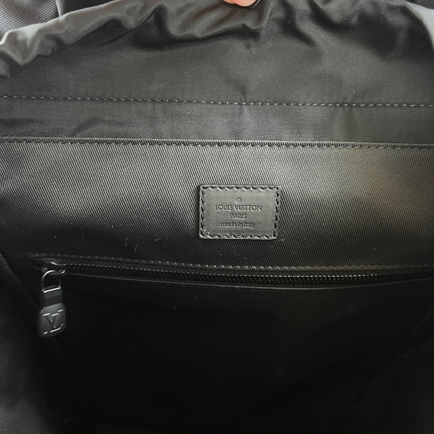 Men's Monogram Shadow Discovery Backpack Black