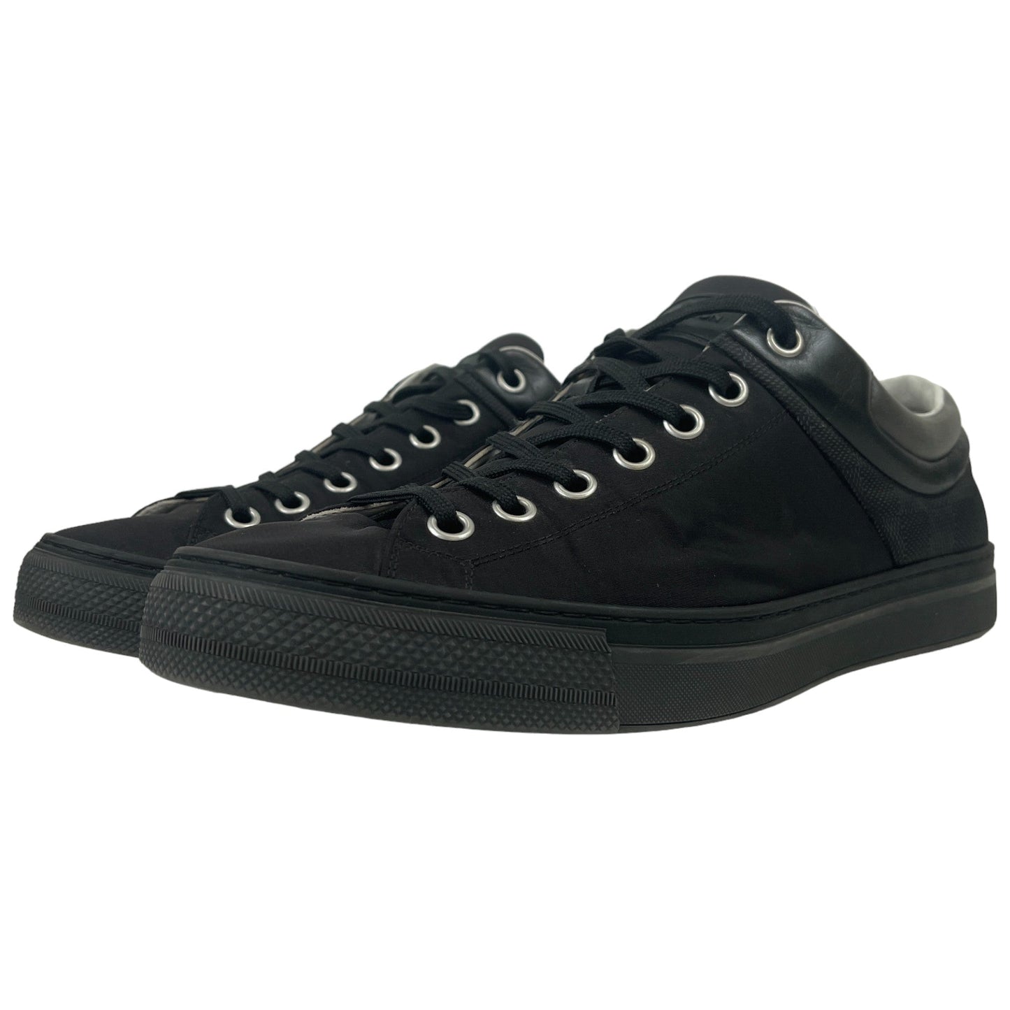 Men's Luxembourg Damier Low Trainers Black Size EU 43 / UK 9