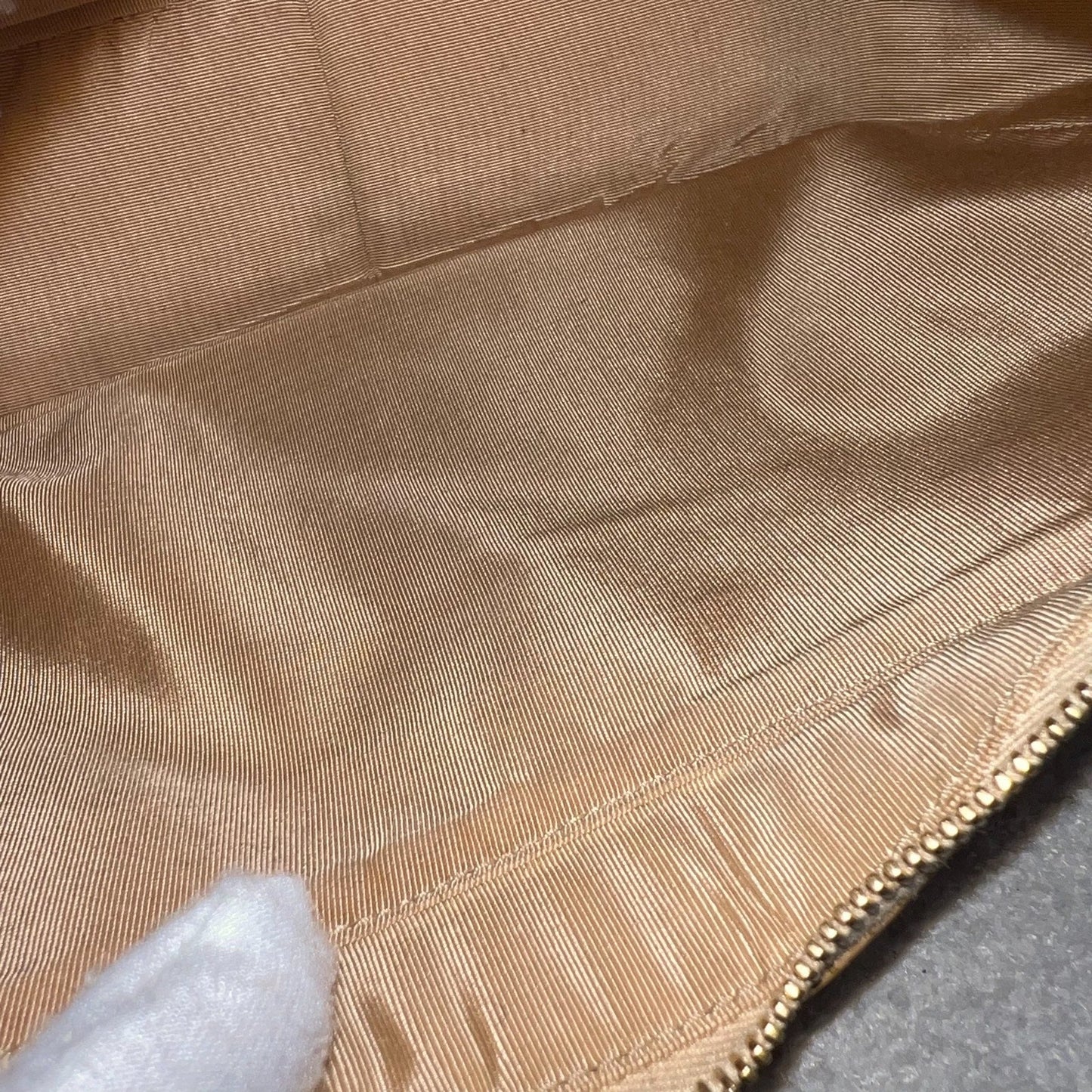 GLM- Half Moon Timeless Hobo in Dark Beige Caviar and GHW