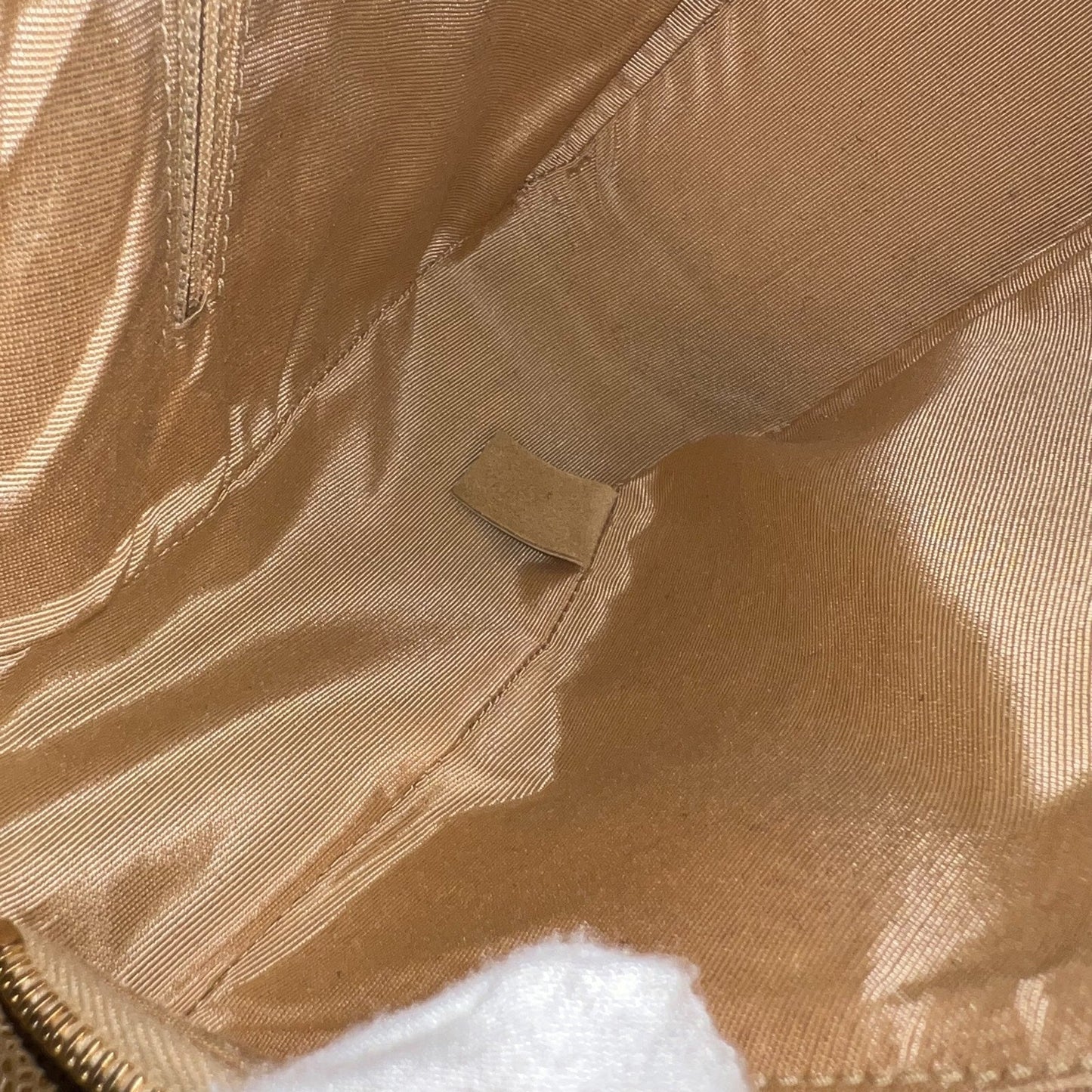 GLM- Half Moon Timeless Hobo in Dark Beige Caviar and GHW