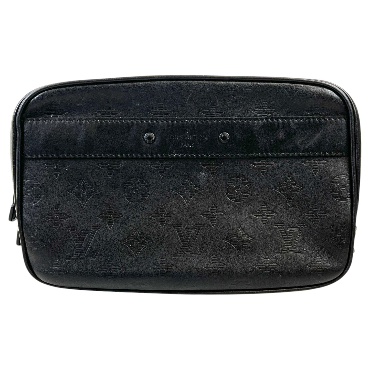 Men's Toiletry Pouch Gm Monogram Shadow Bag Black