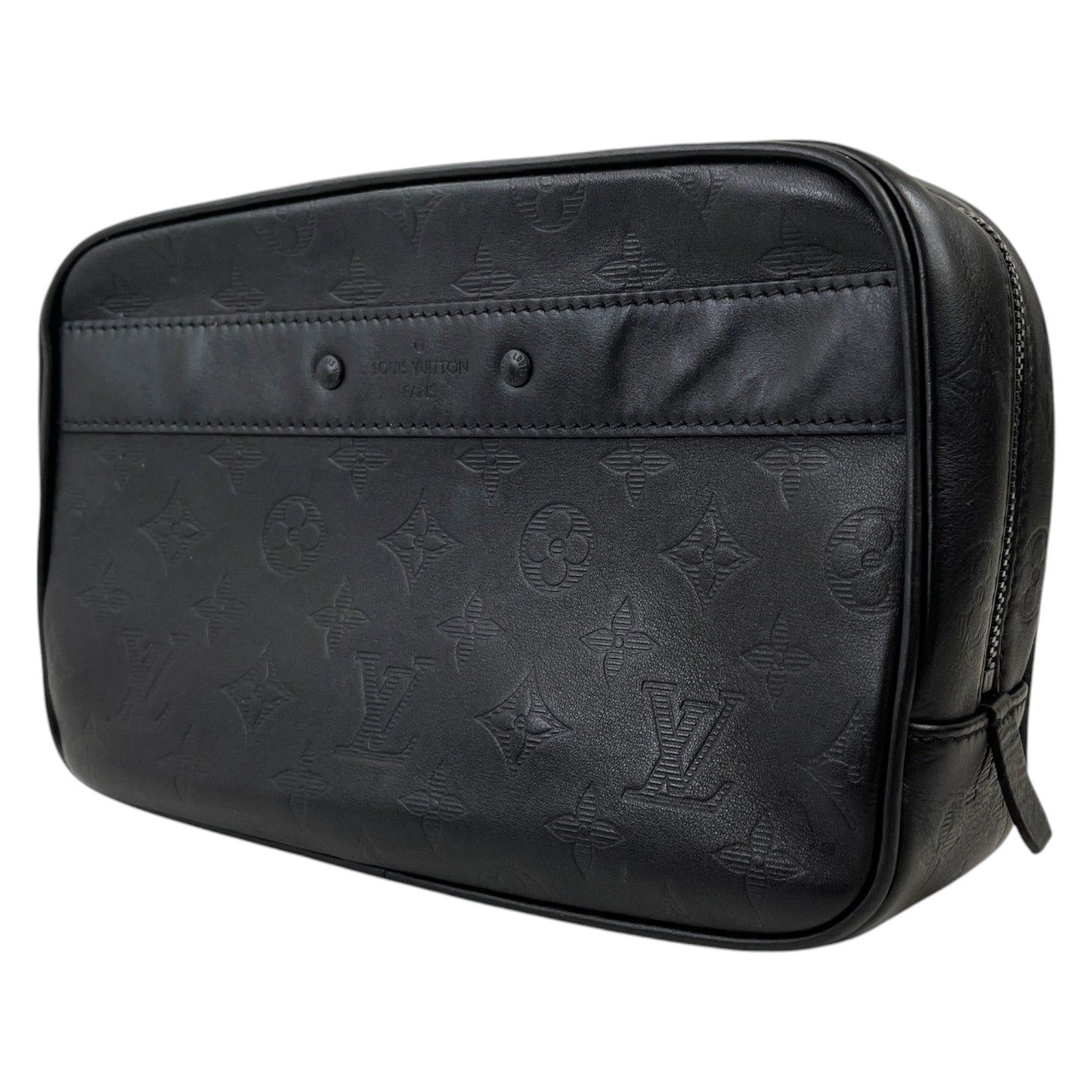 Men's Toiletry Pouch Gm Monogram Shadow Bag Black