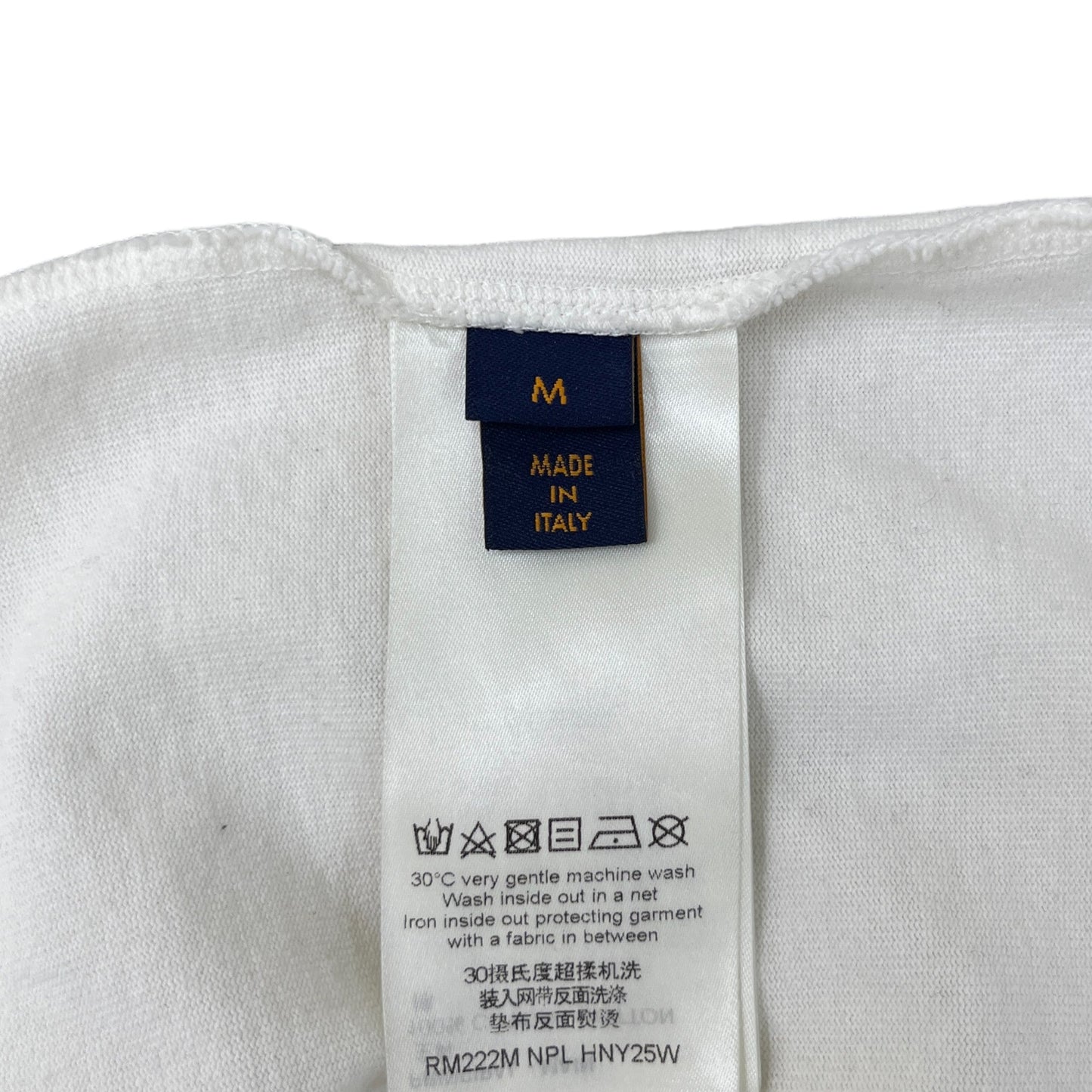 Men's Graffiti Logo T-Shirt Cream Size M