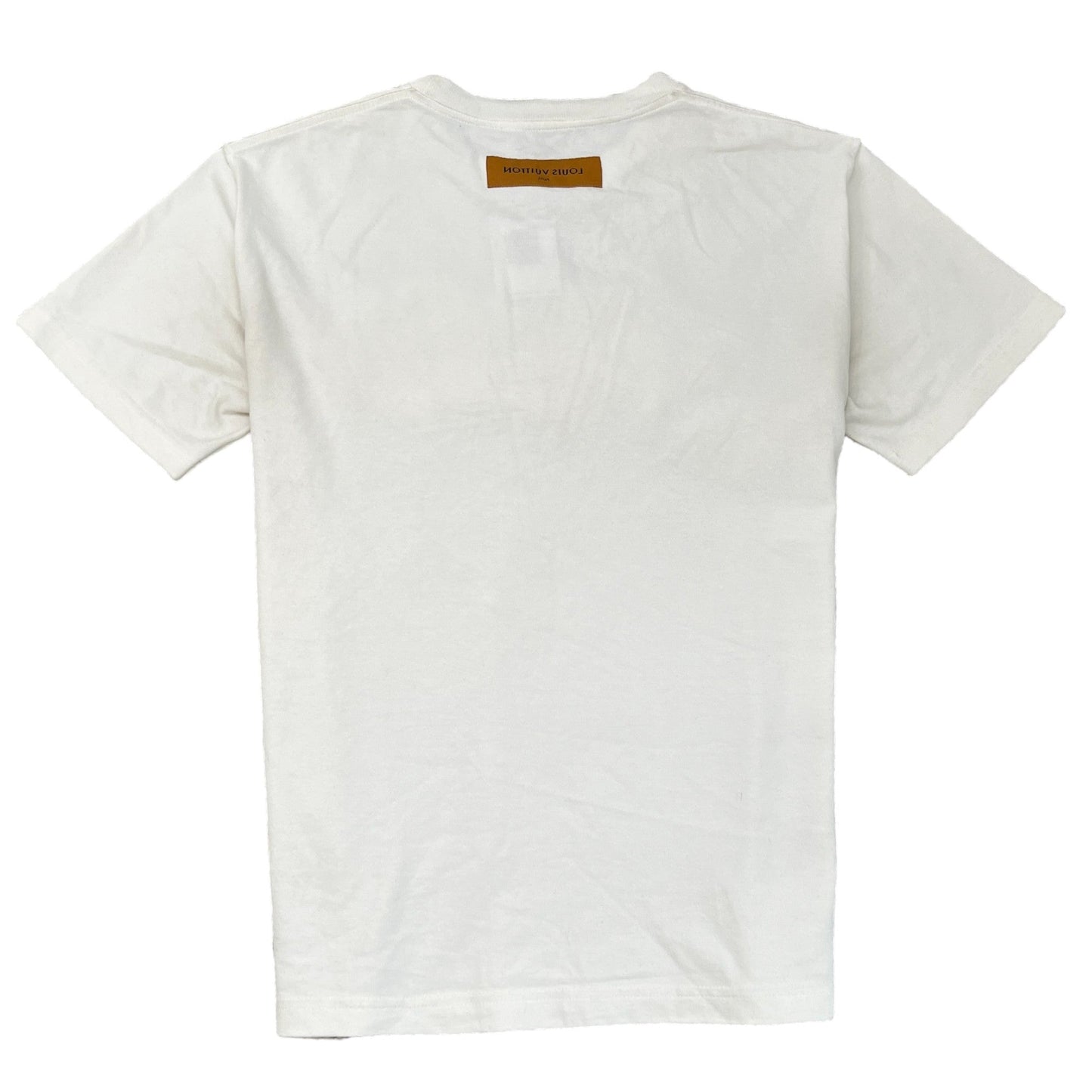 Men's Graffiti Logo T-Shirt Cream Size M