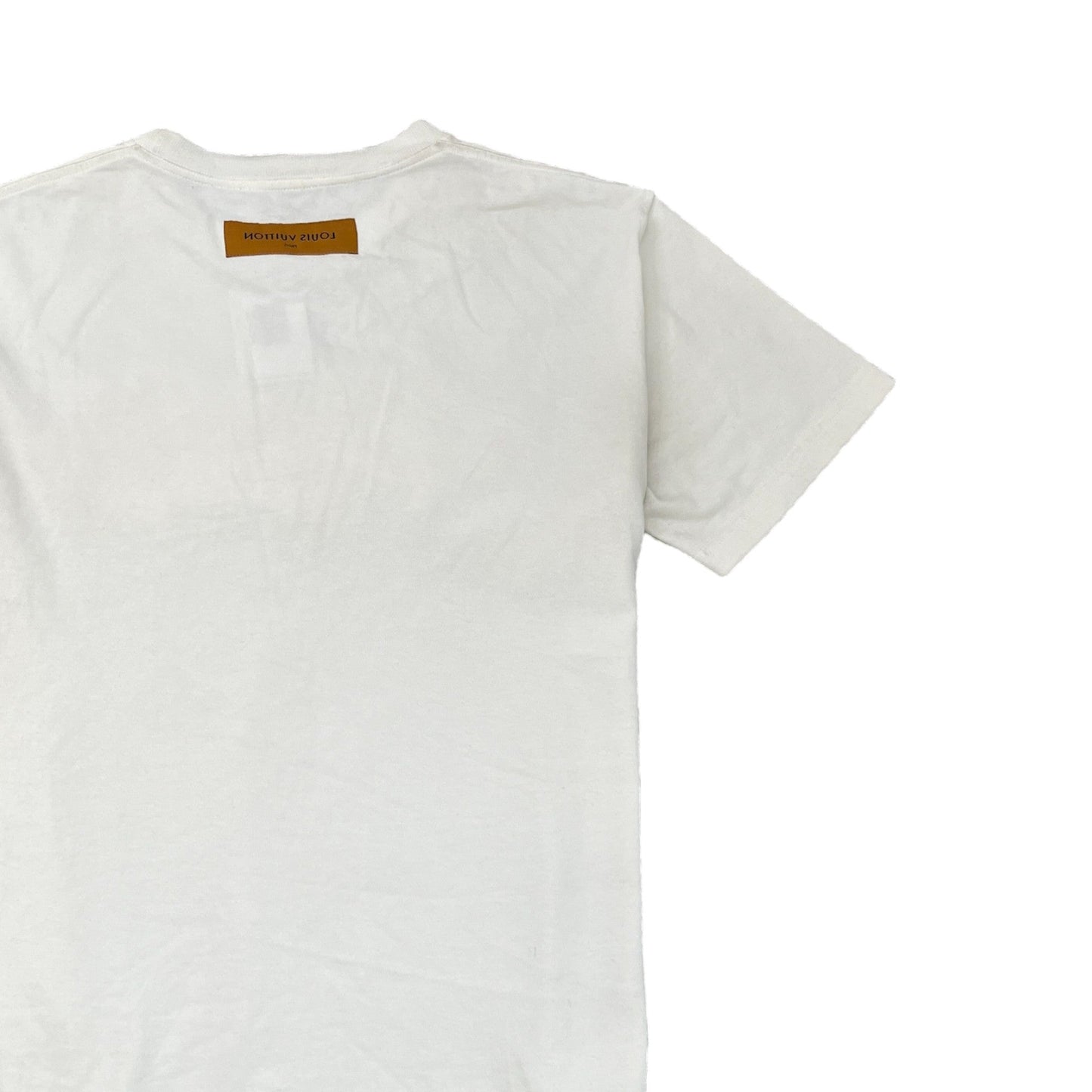 Men's Graffiti Logo T-Shirt Cream Size M