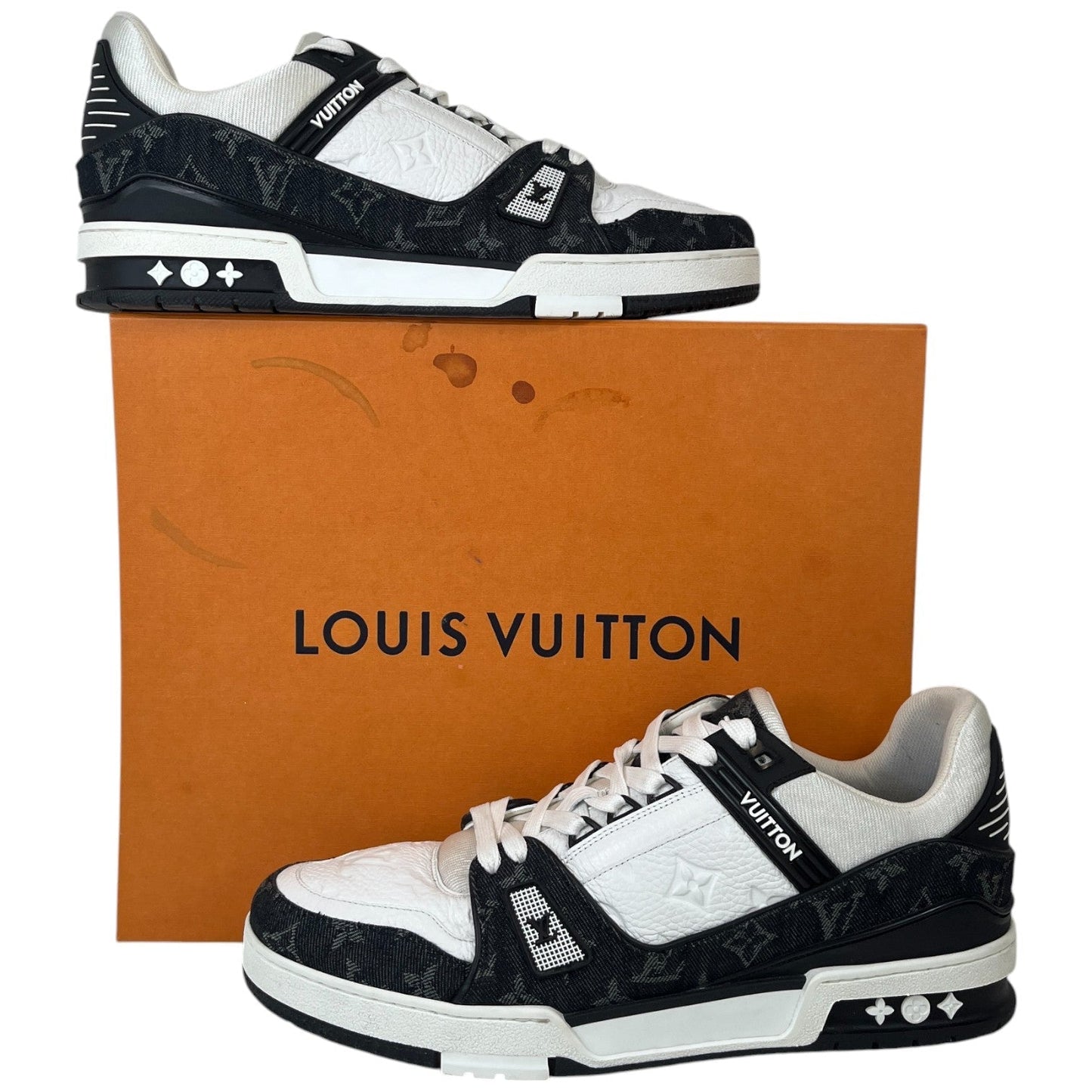 Men's Lv Low Trainers White Size EU 44 / UK 10