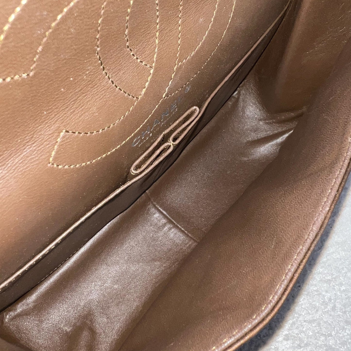 GLM-2.55 Reissue 226 Flap in Bronze Distressed Calfskin and RHW