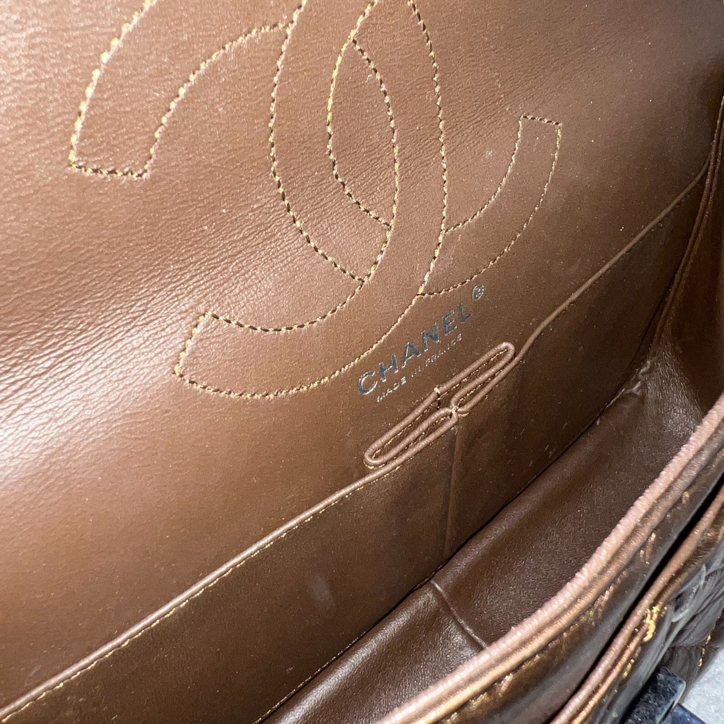 GLM-2.55 Reissue 226 Flap in Bronze Distressed Calfskin and RHW