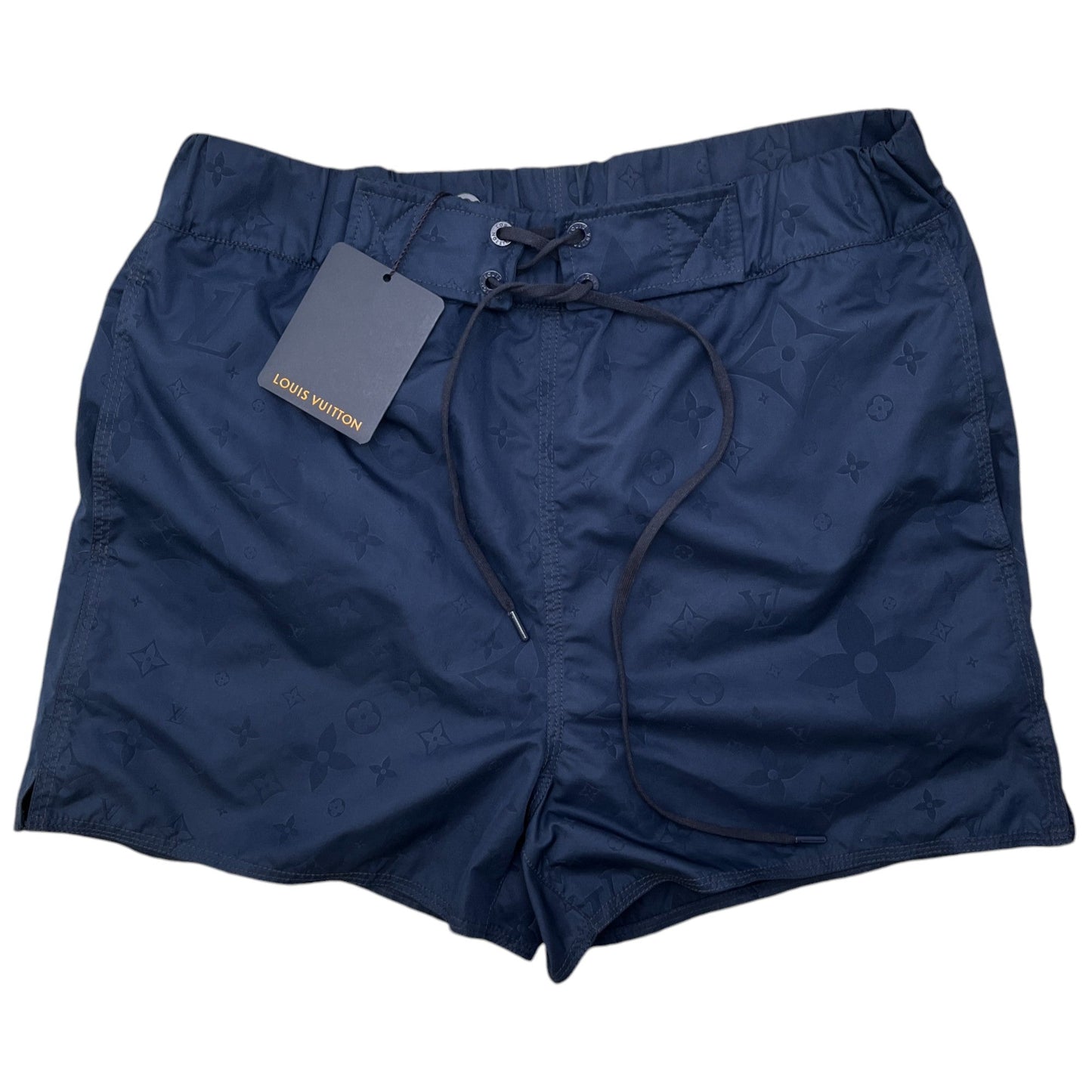 Men's Monogram Swim Shorts Navy Size M