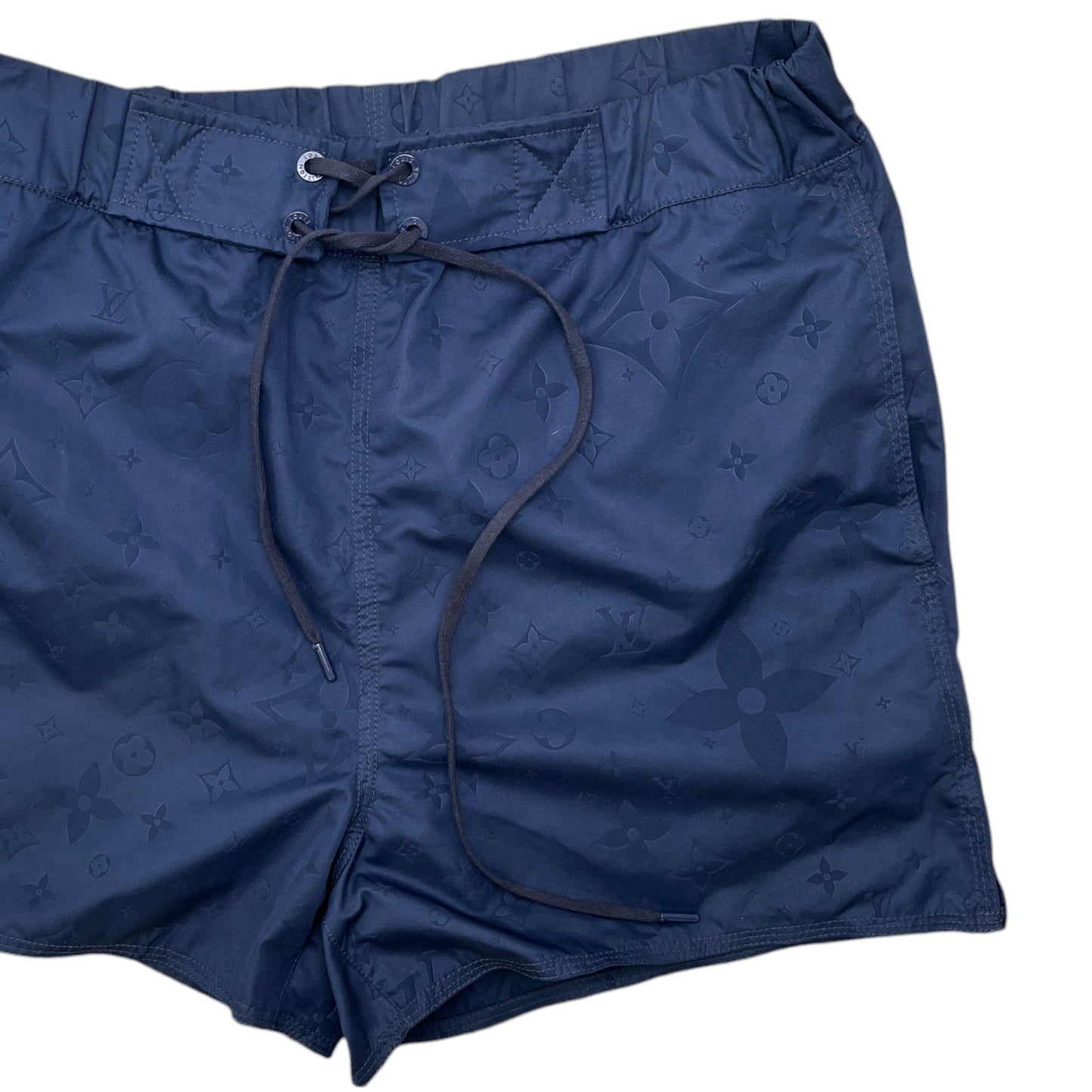 Men's Monogram Swim Shorts Navy Size M