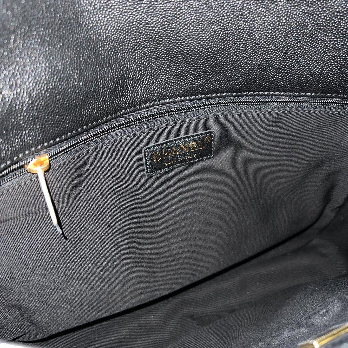 GLM-25P Maxi Hobo Bag in Black Caviar and AGHW (Model: AS5385)