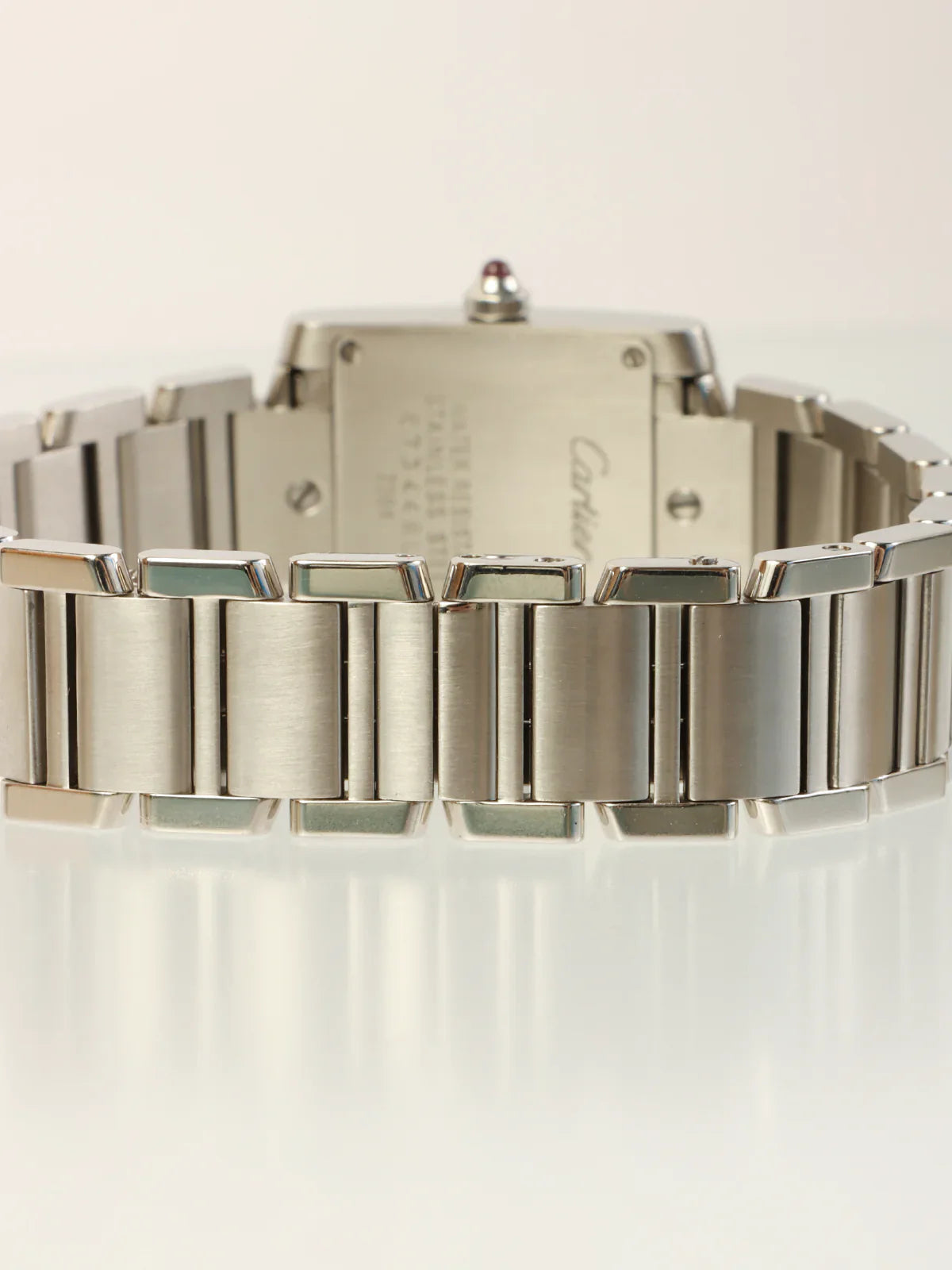 CARTIER Tank Francaise Sm Silver/Pink