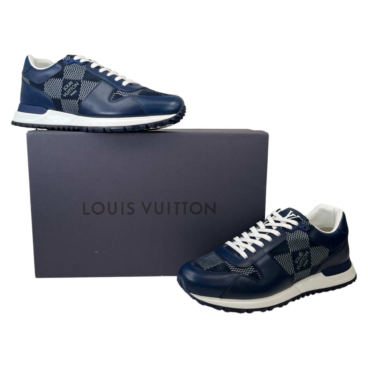 Men's Run Away Low Trainers Navy Size EU 40 / UK 6