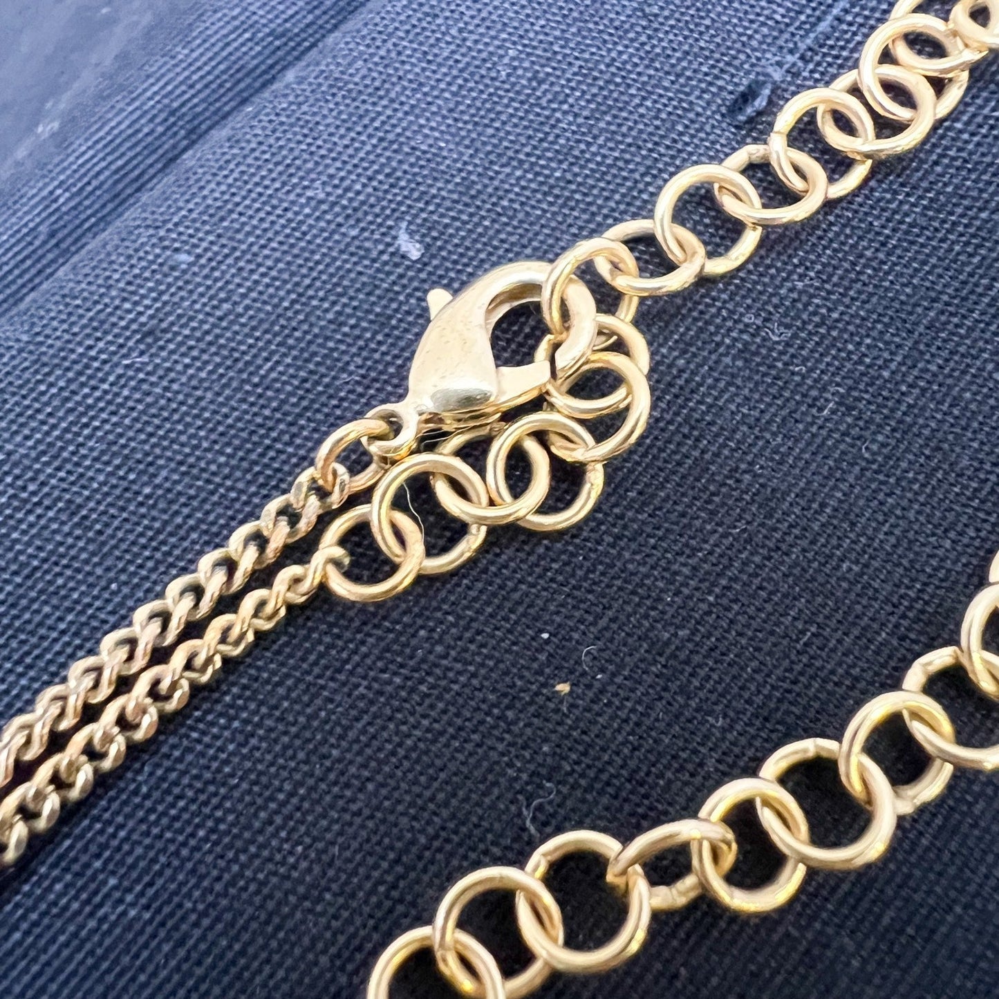 GLM-20A Perfume Bottle Necklace in AGHW