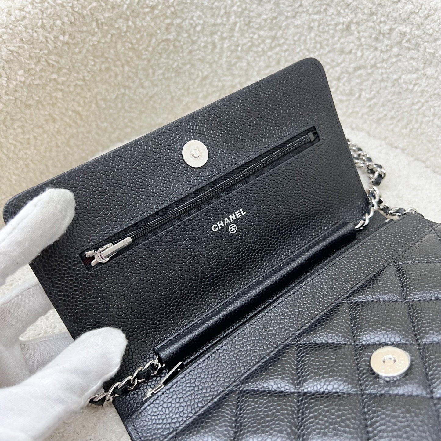 GLM-Classic Wallet on Chain WOC in Black Caviar and SHW