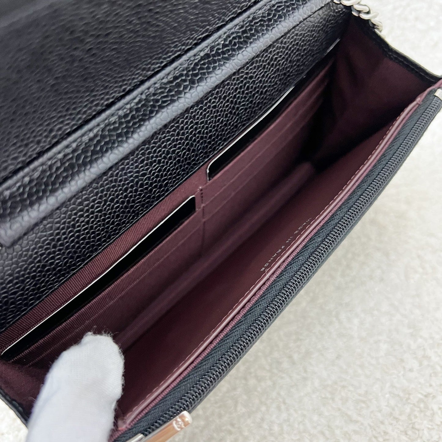 GLM-Classic Wallet on Chain WOC in Black Caviar and SHW