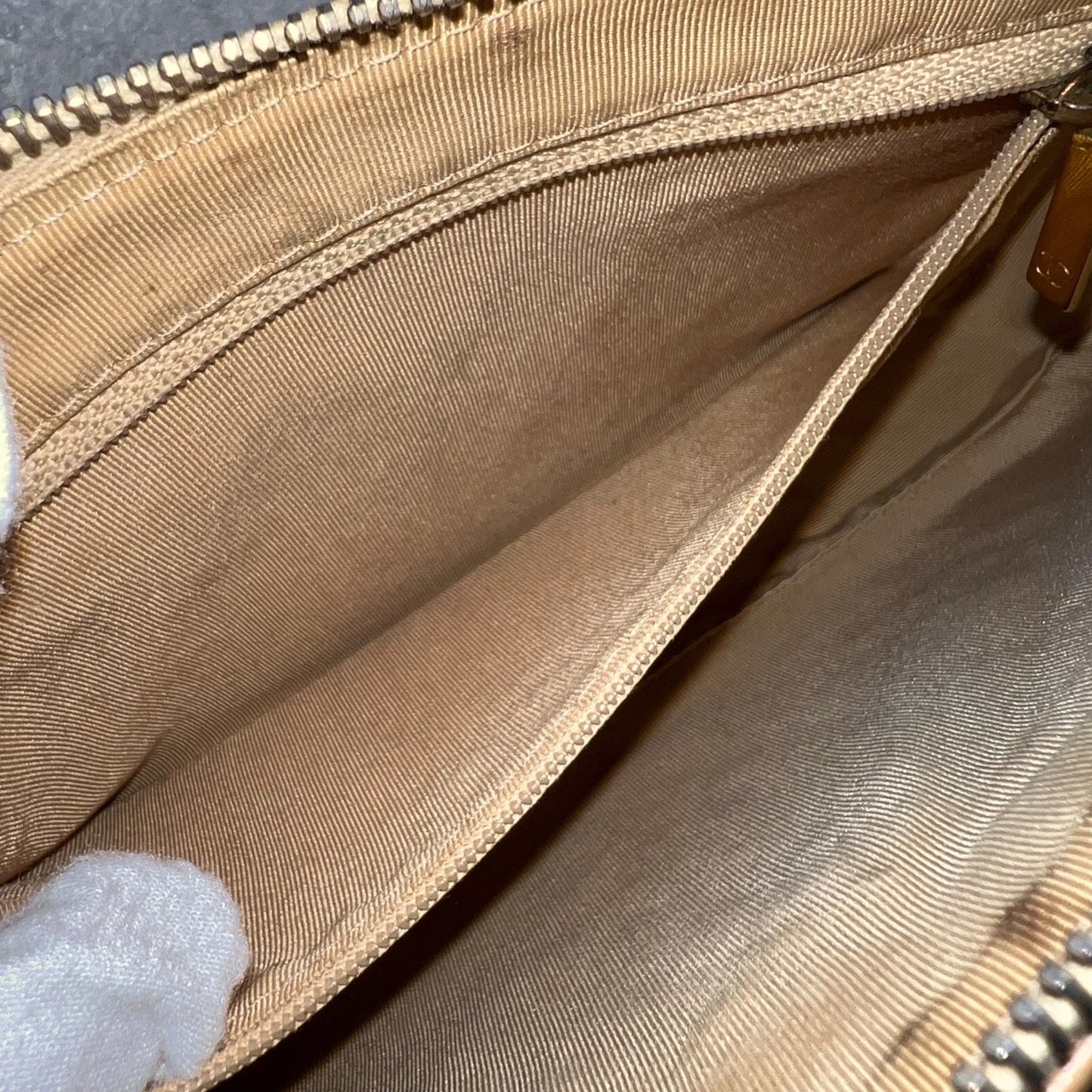 GLM- Timeless GLM- Small Hobo Shoulder Bag in Dark Beige Caviar and GHW