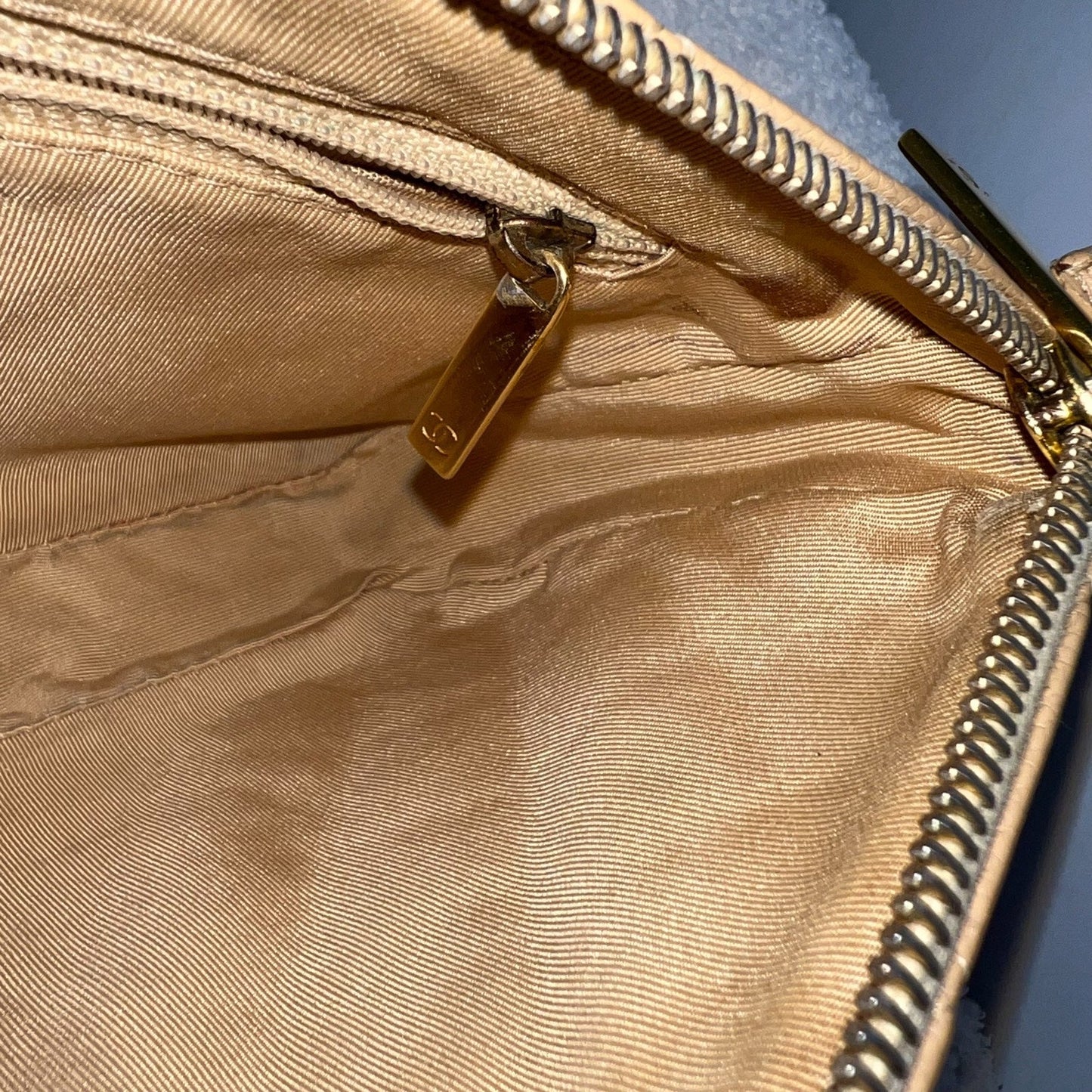 GLM- Timeless GLM- Small Hobo Shoulder Bag in Dark Beige Caviar and GHW