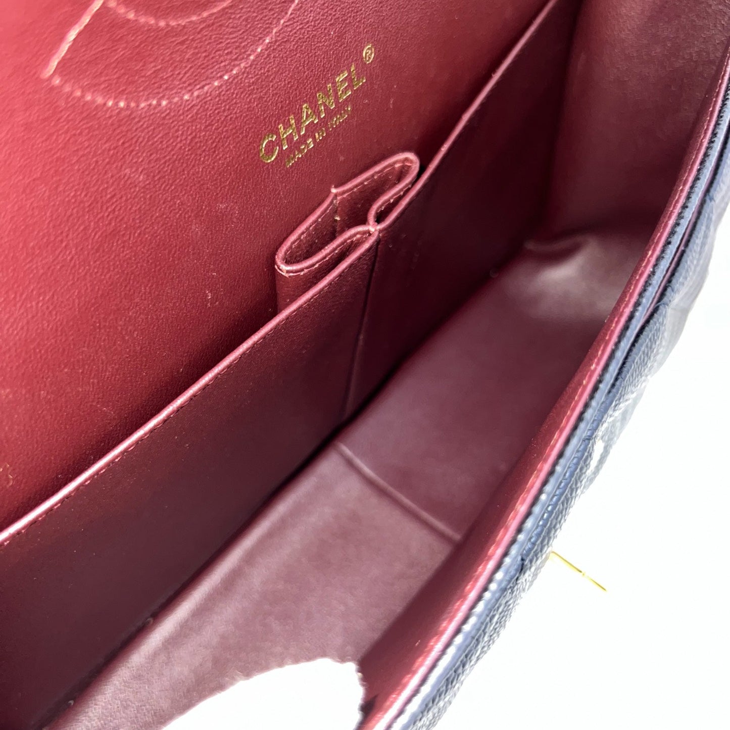 GLM-Jumbo Classic Flap DF in Black Caviar and GHW