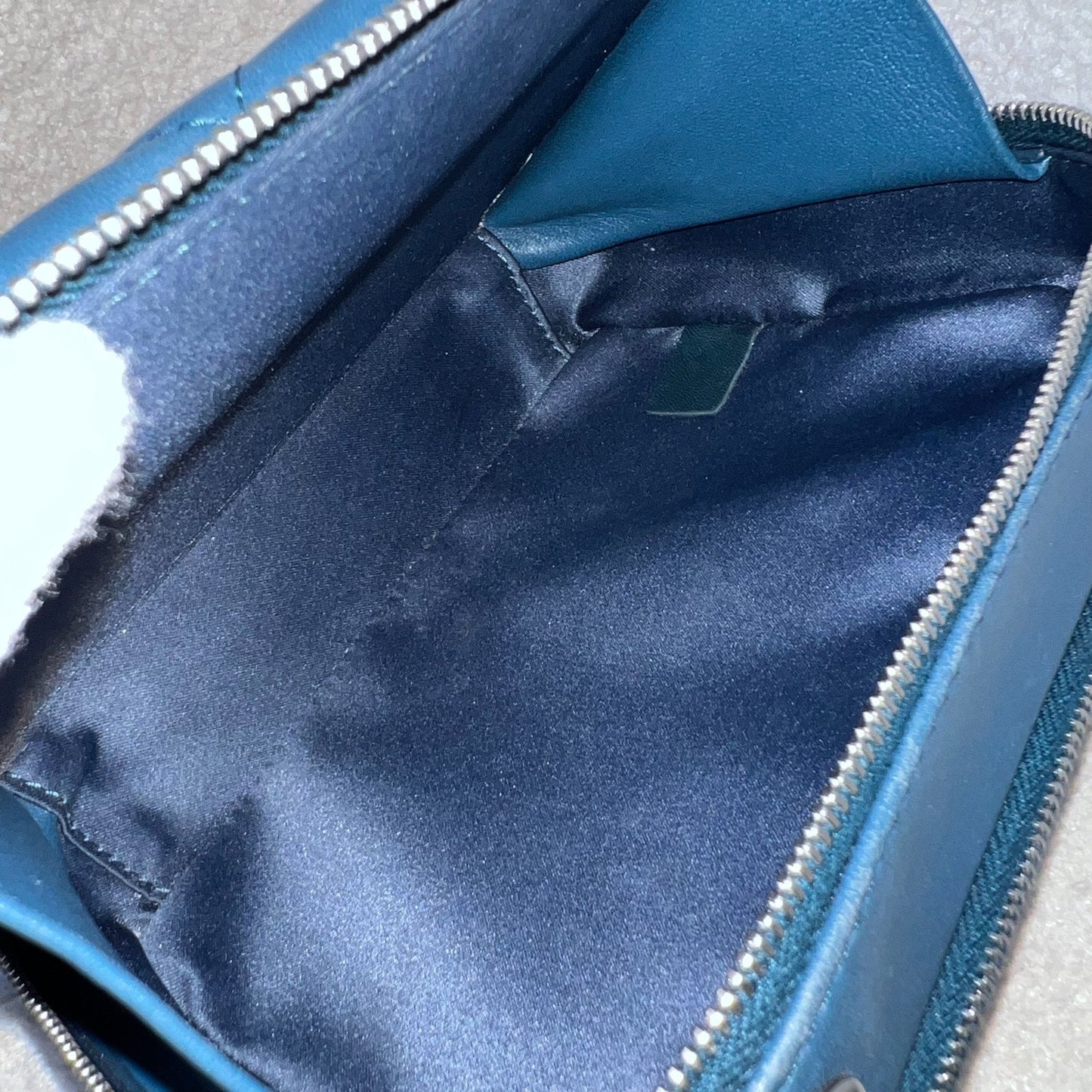 GLM-Seasonal Camera Bag in Blue Lambskin and SHW