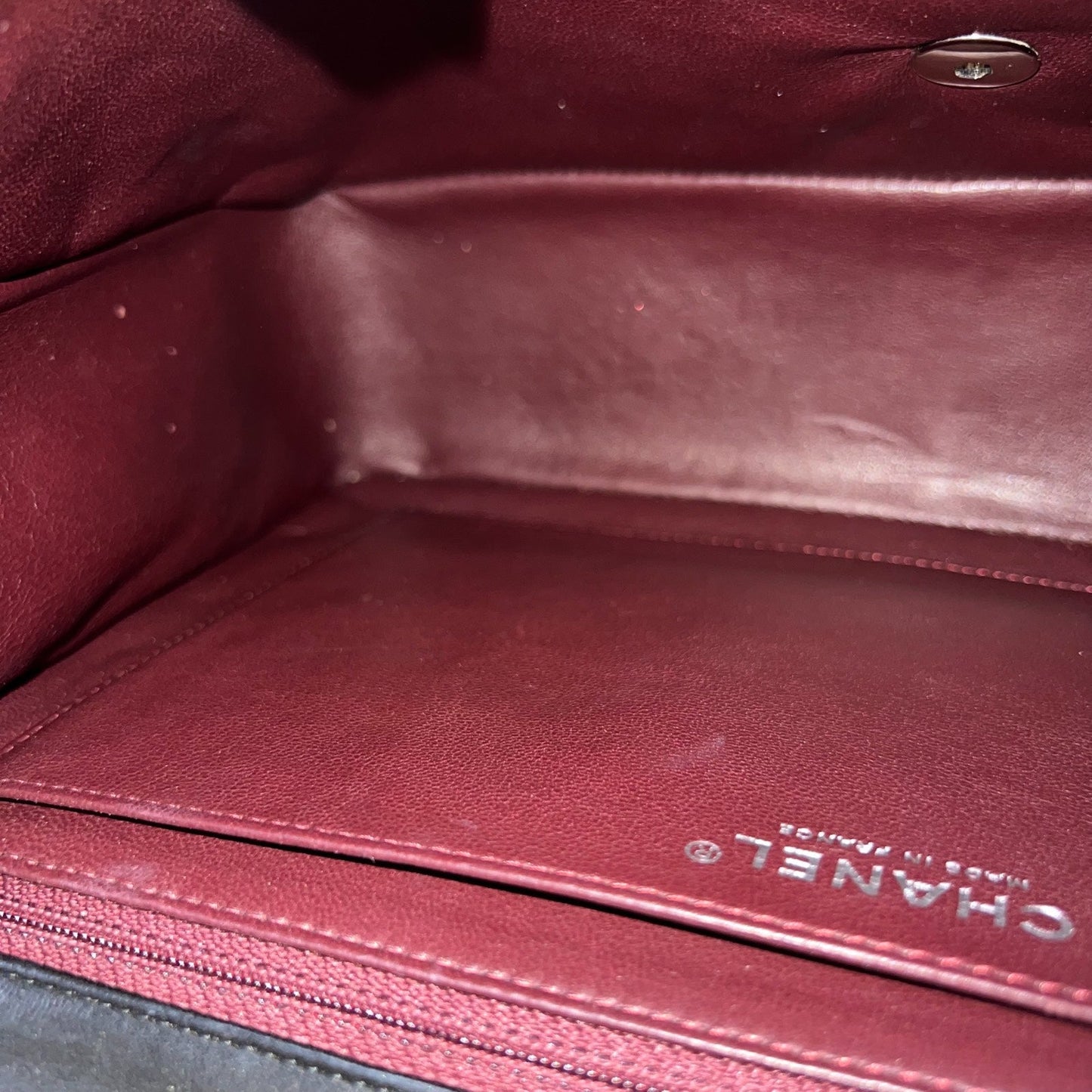 GLM-Jumbo Classic Single Flap SF in Black Lambskin and SHW