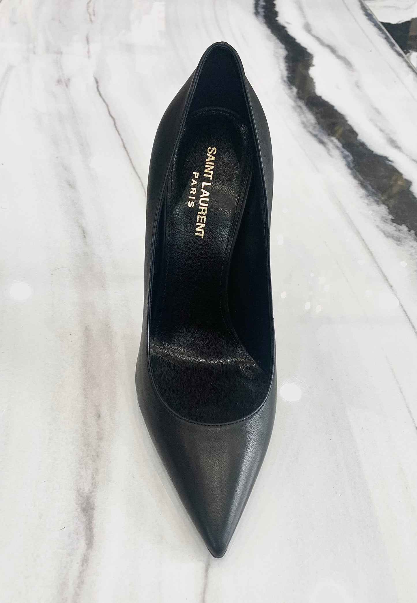 SAINT LAURENT LEATHER OPYUM PUMPS