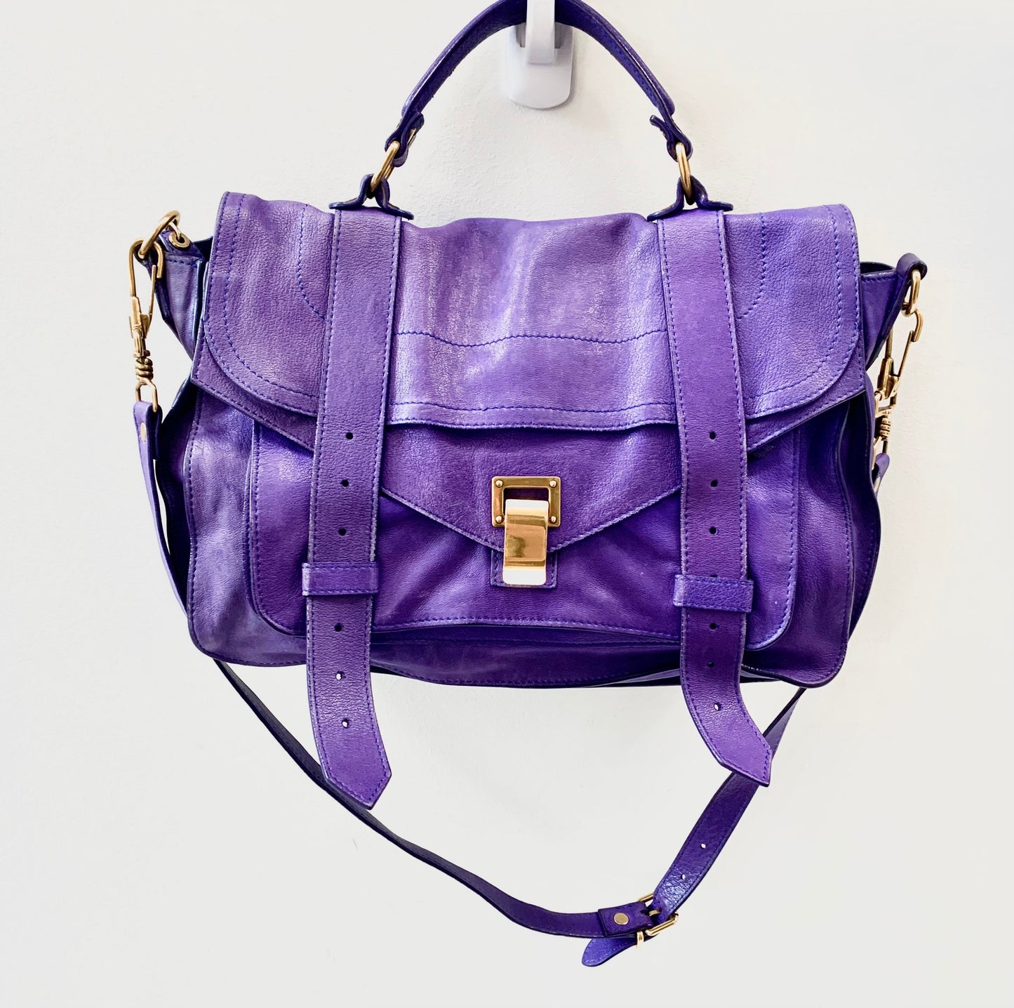 PROENZA SCHOULER PS1 PURPLE RAIN SATCHEL