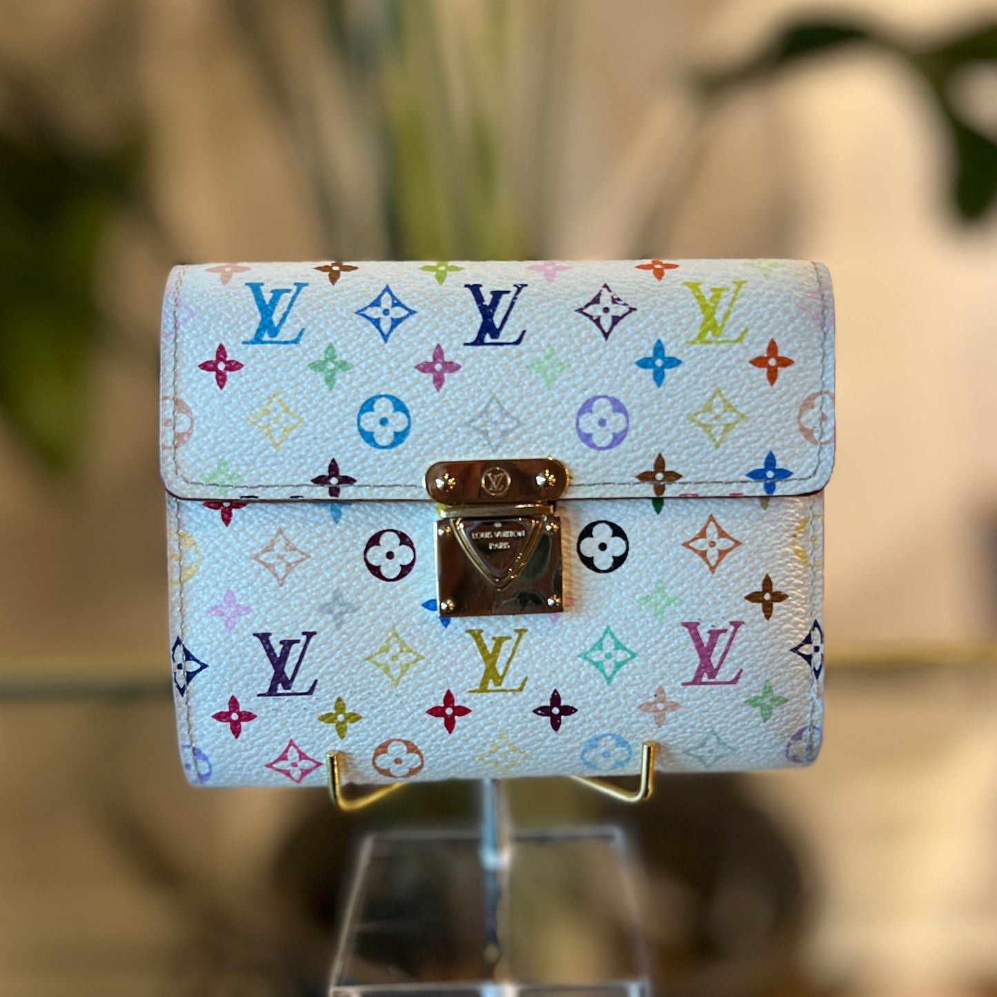 LOUIS VUITTON Multicolor x Takashi Koala Wallet