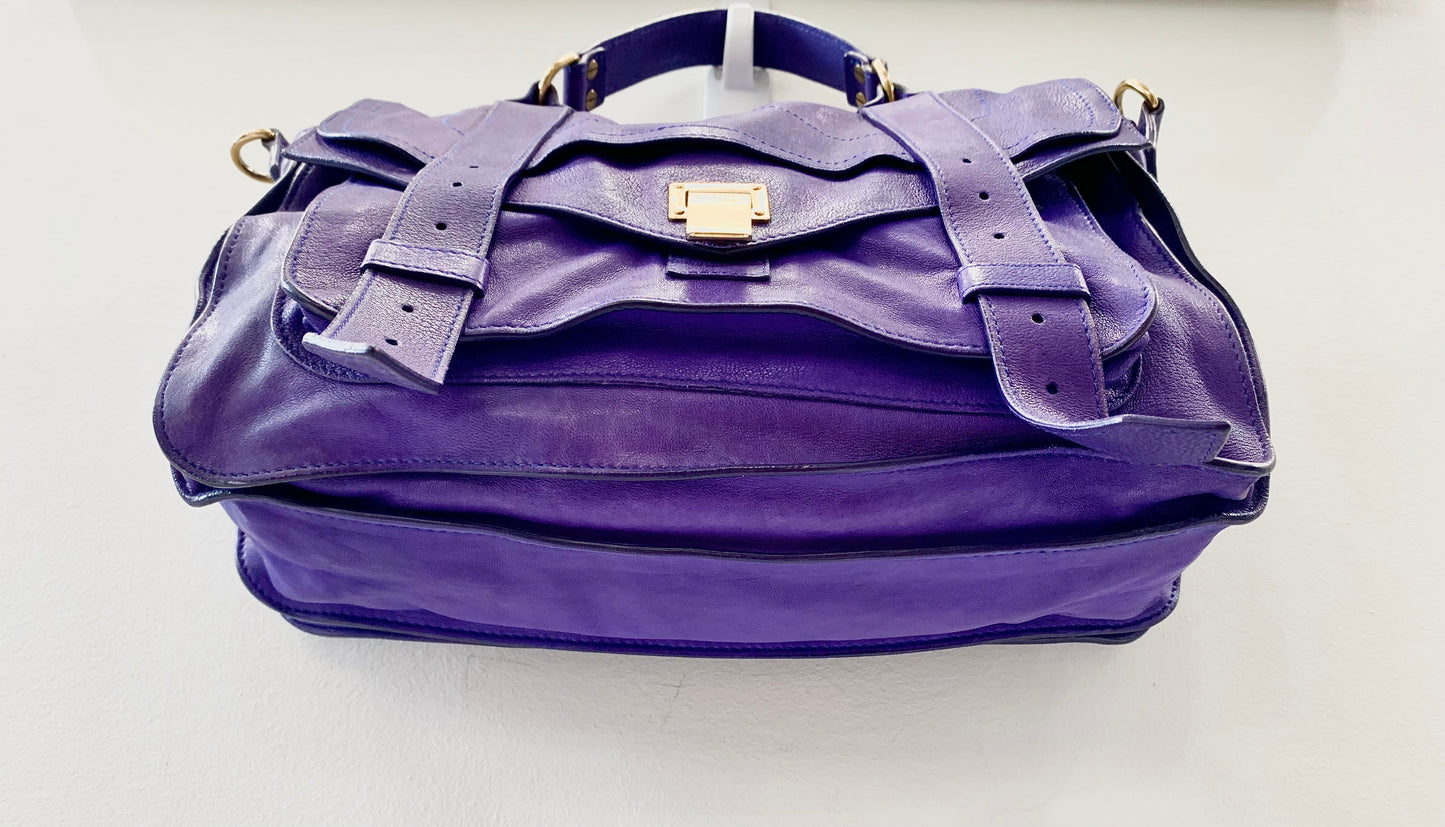 PROENZA SCHOULER PS1 PURPLE RAIN SATCHEL