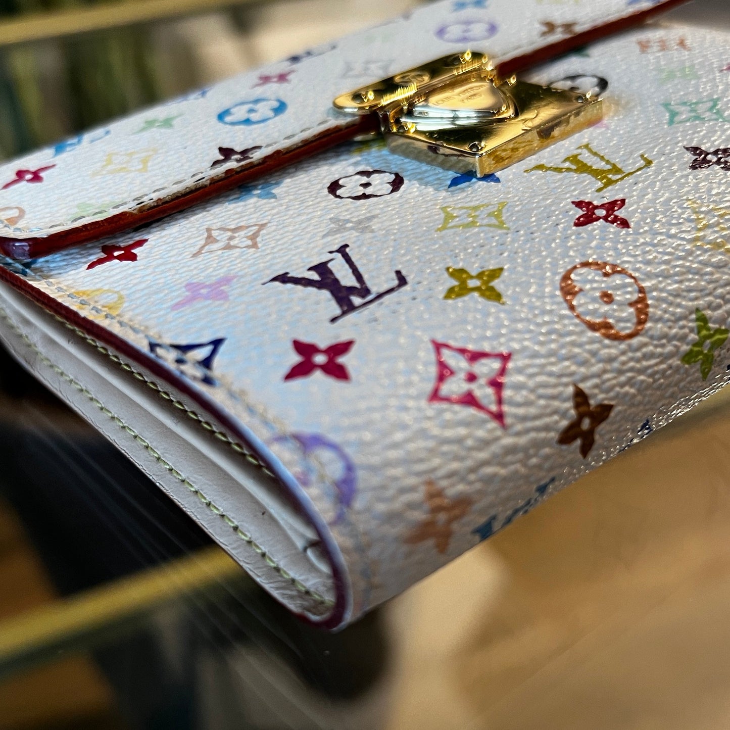 LOUIS VUITTON Multicolor x Takashi Koala Wallet