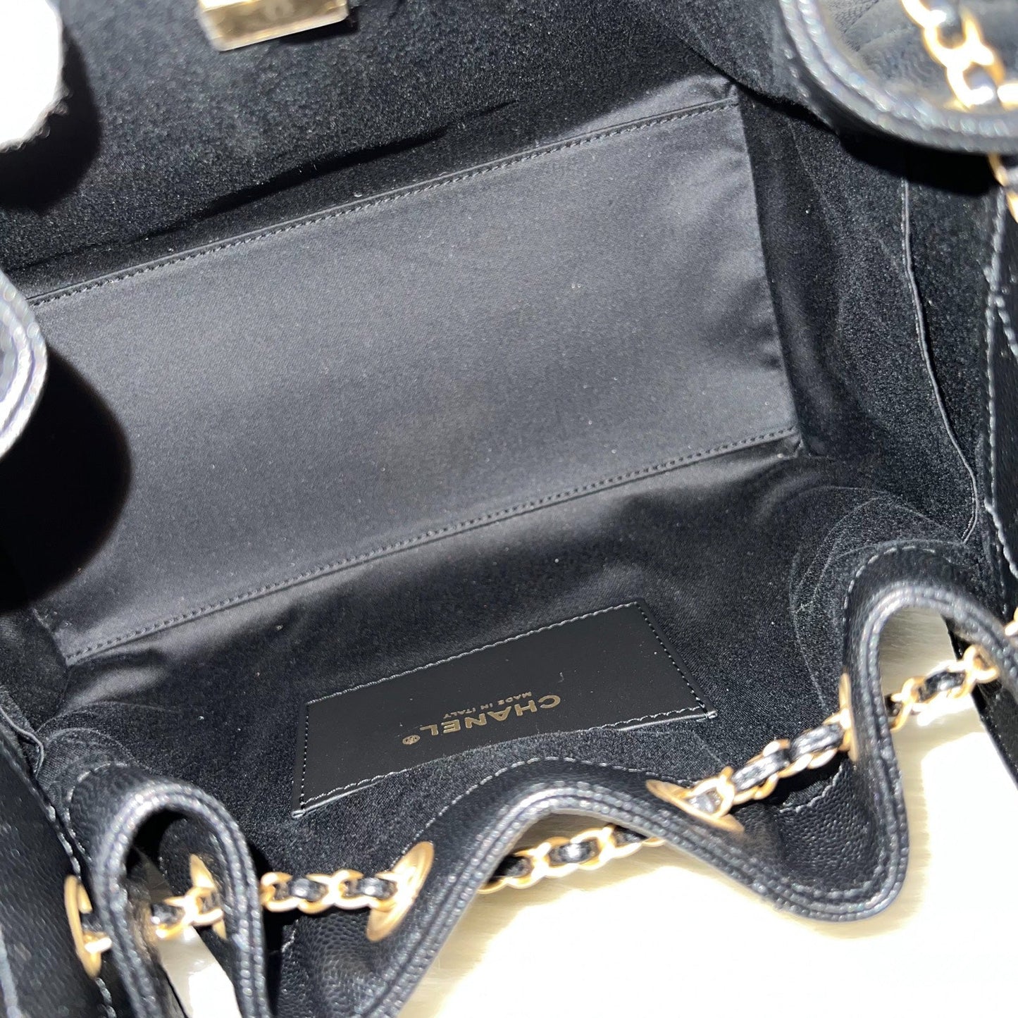 GLM-25 Small Hobo Bag in Black Caviar and AGHW (Model: AS5293)