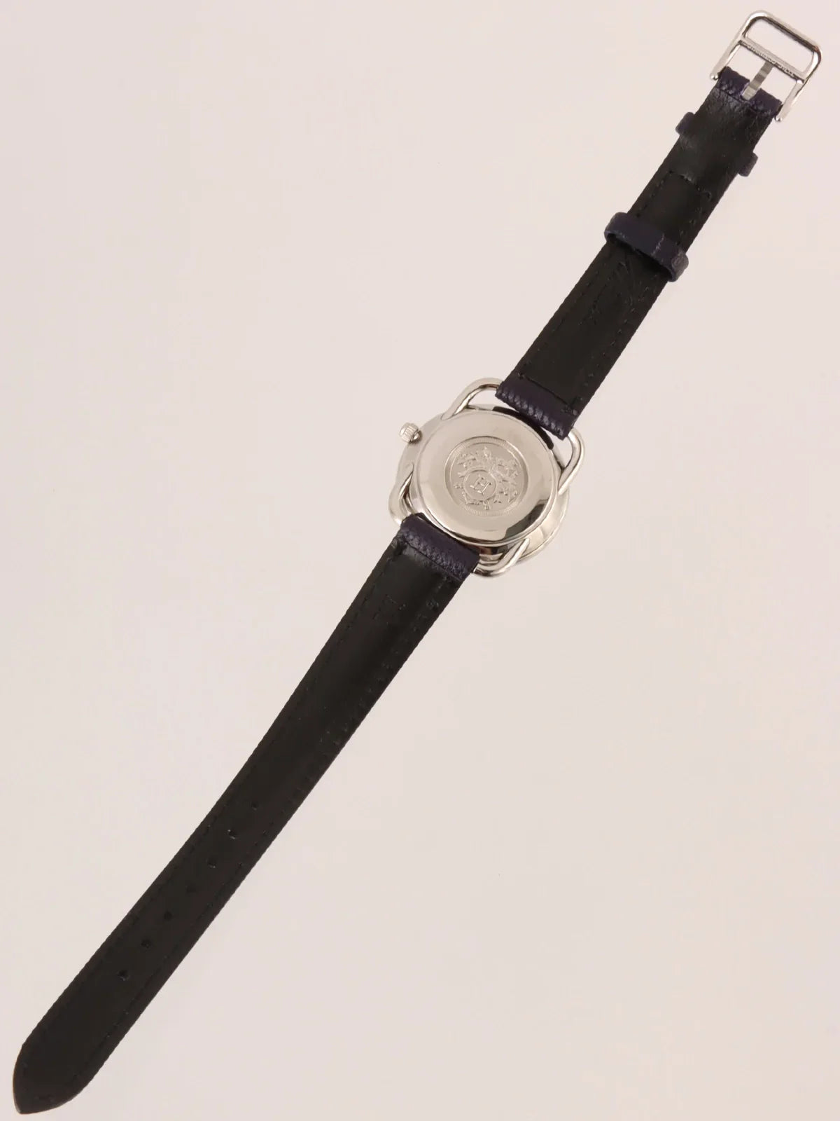 HERMES Arceau Silver/Dark Purple