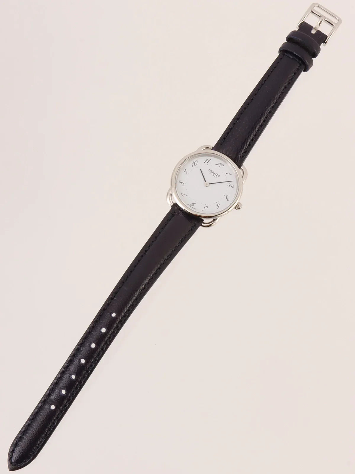HERMES Arceau Silver/Dark Purple