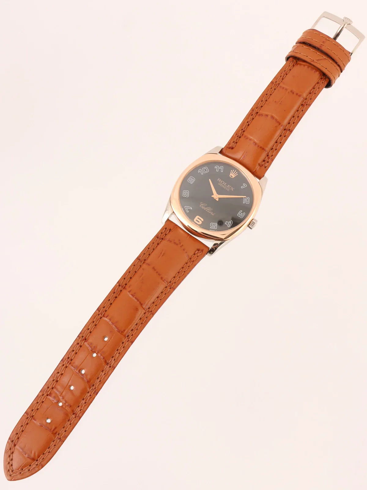 ROLEX Cellini Danaos Pink Gold/Silver/Camel