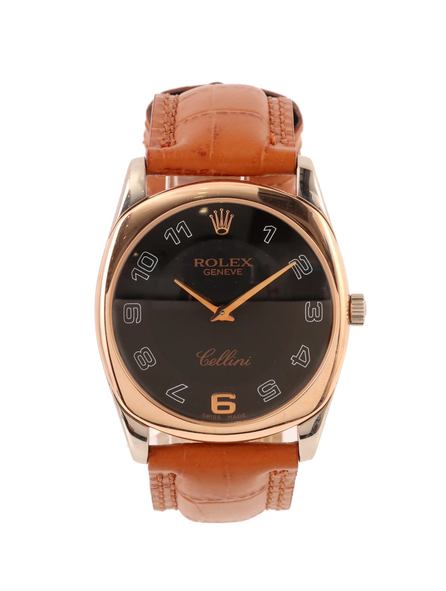 ROLEX Cellini Danaos Pink Gold/Silver/Camel