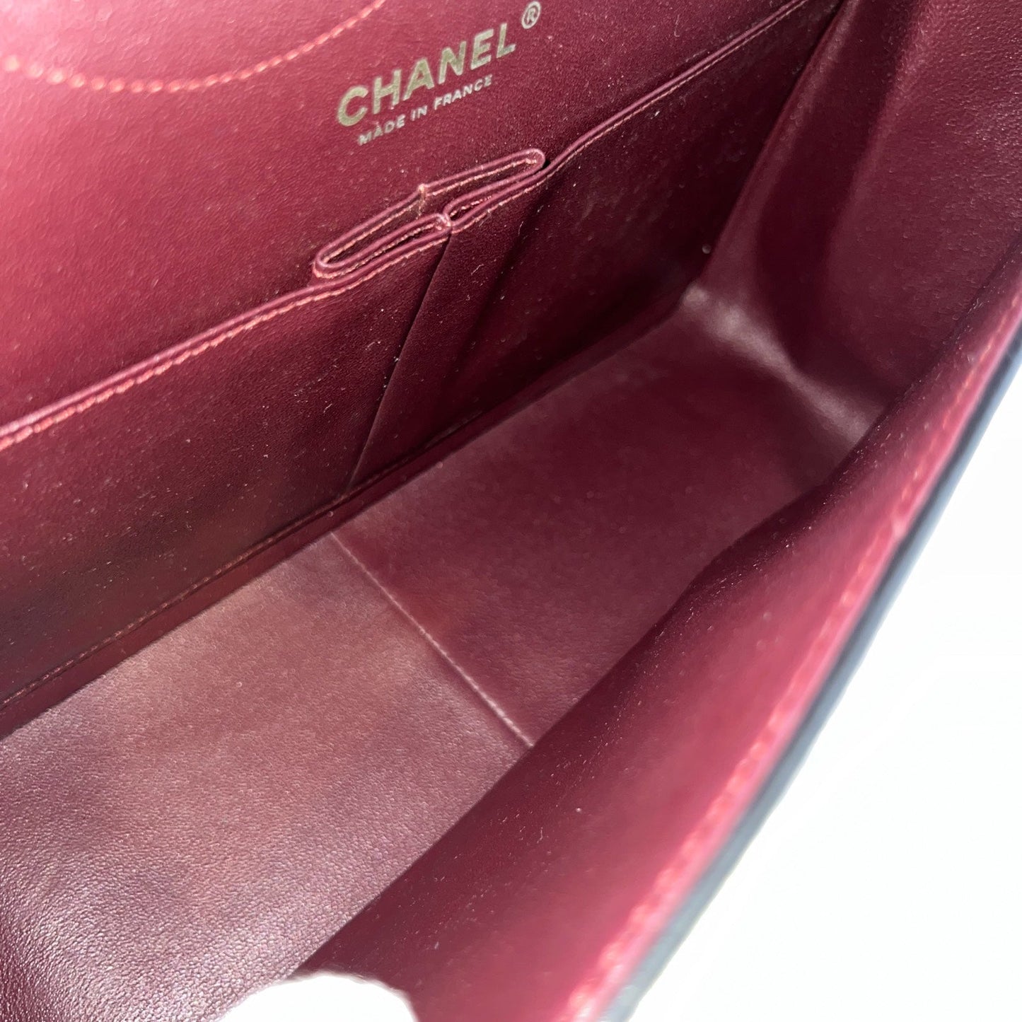 GLM-2.55 Reissue 227 Maxi Flap in Black Aged Calfskin and AGHW