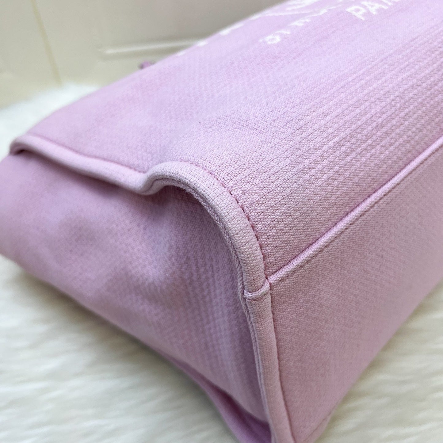 GLM-Medium / Large Deauville Tote in 22S Pink Fabric LGHW