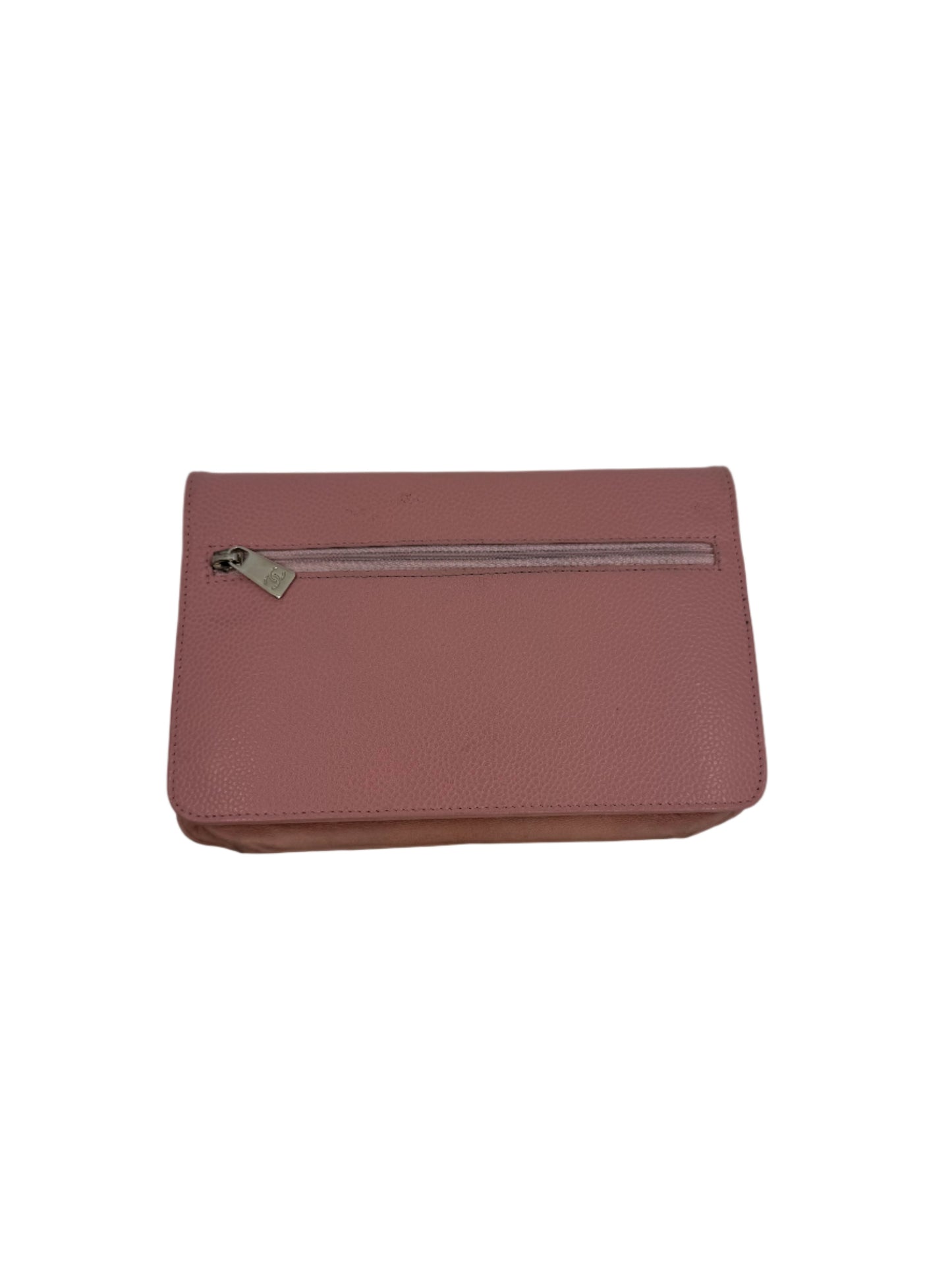 Chanel Pink Caviar Wallet On Chain