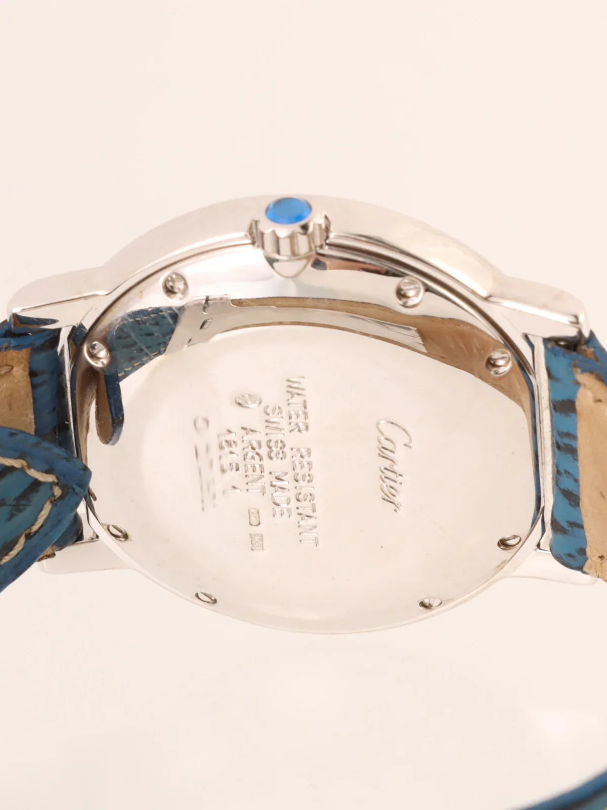 CARTIER Must De Ronde Silver/Blue
